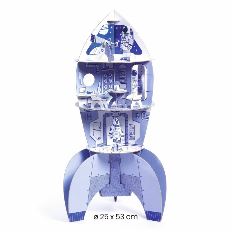Pasidaryk pats - Space Rocket | Color-Assemble-Play