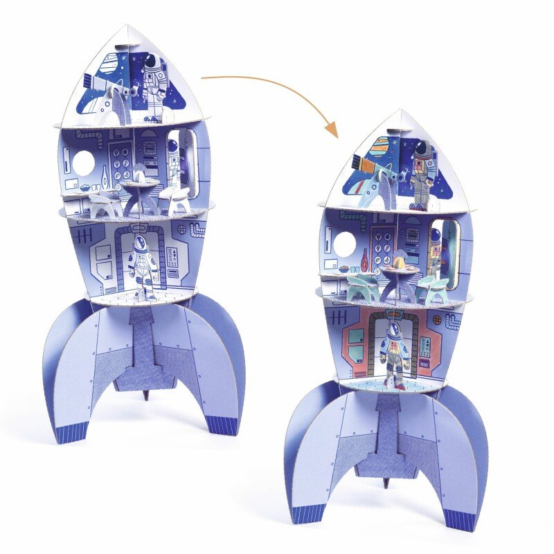 Pasidaryk pats - Space Rocket | Color-Assemble-Play
