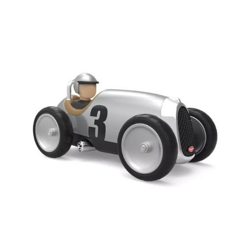 Lenktyninė mašinėlė Racing Car Silver