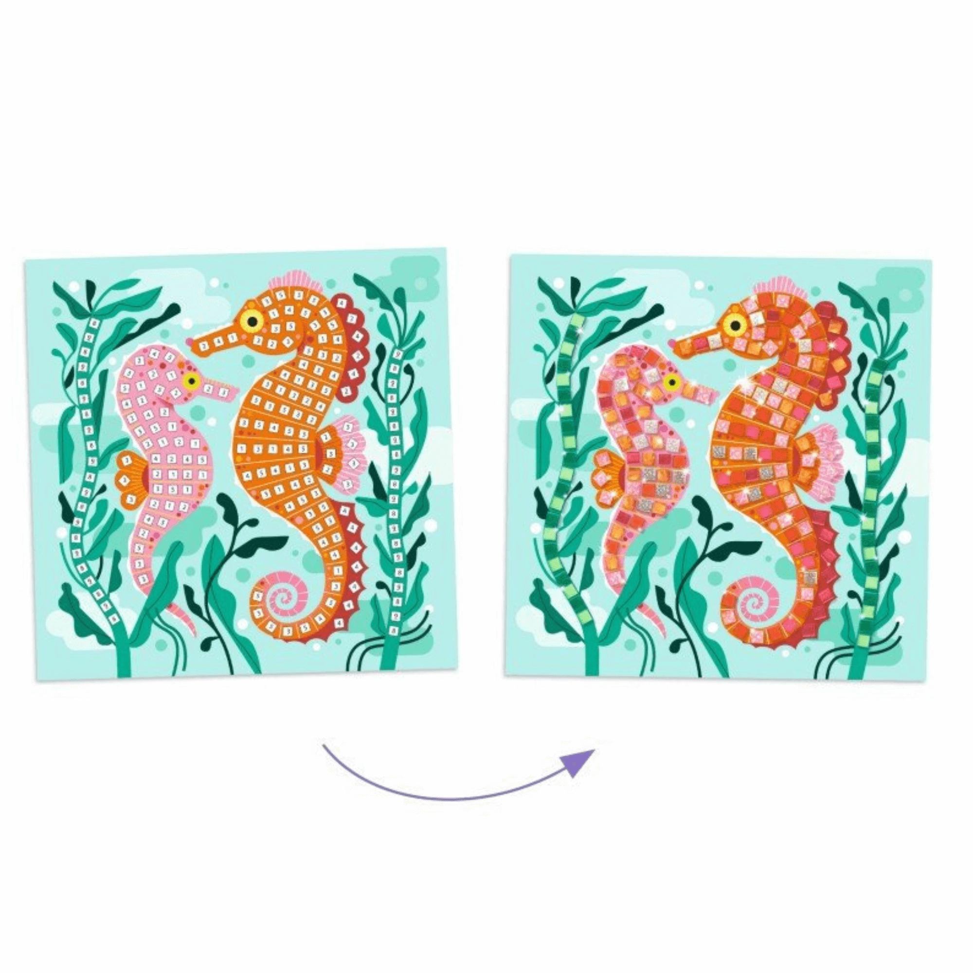 Mosaic - Animals of the Caribbean Sea