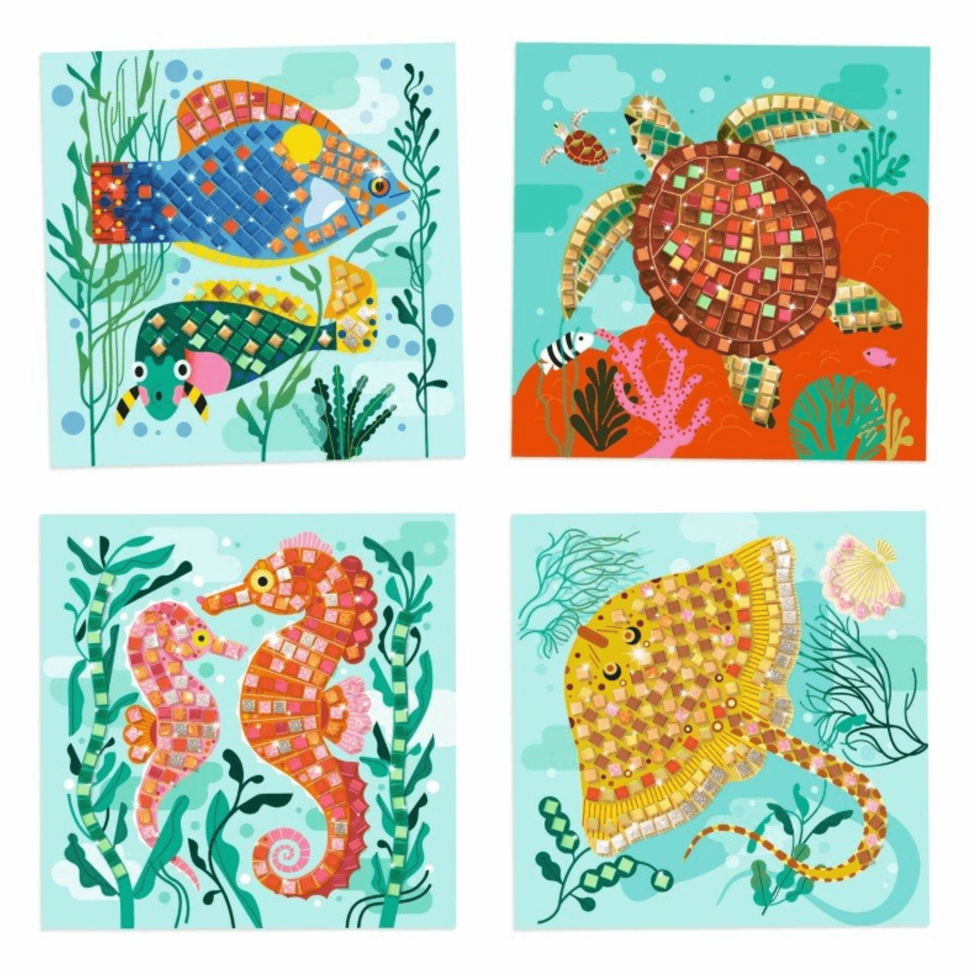 Mosaic - Animals of the Caribbean Sea