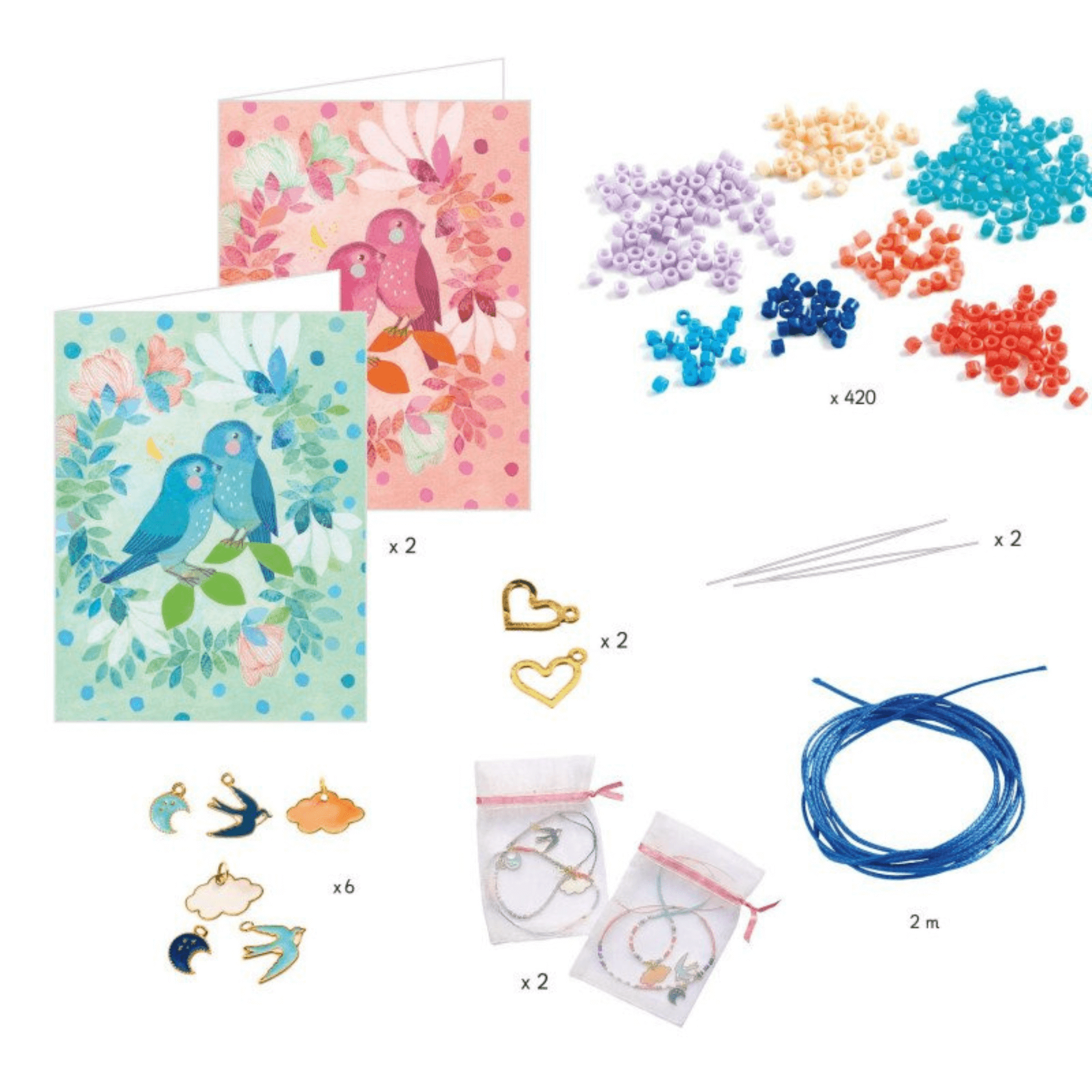 You&Me friendship bracelets - Sky Multi-wrap