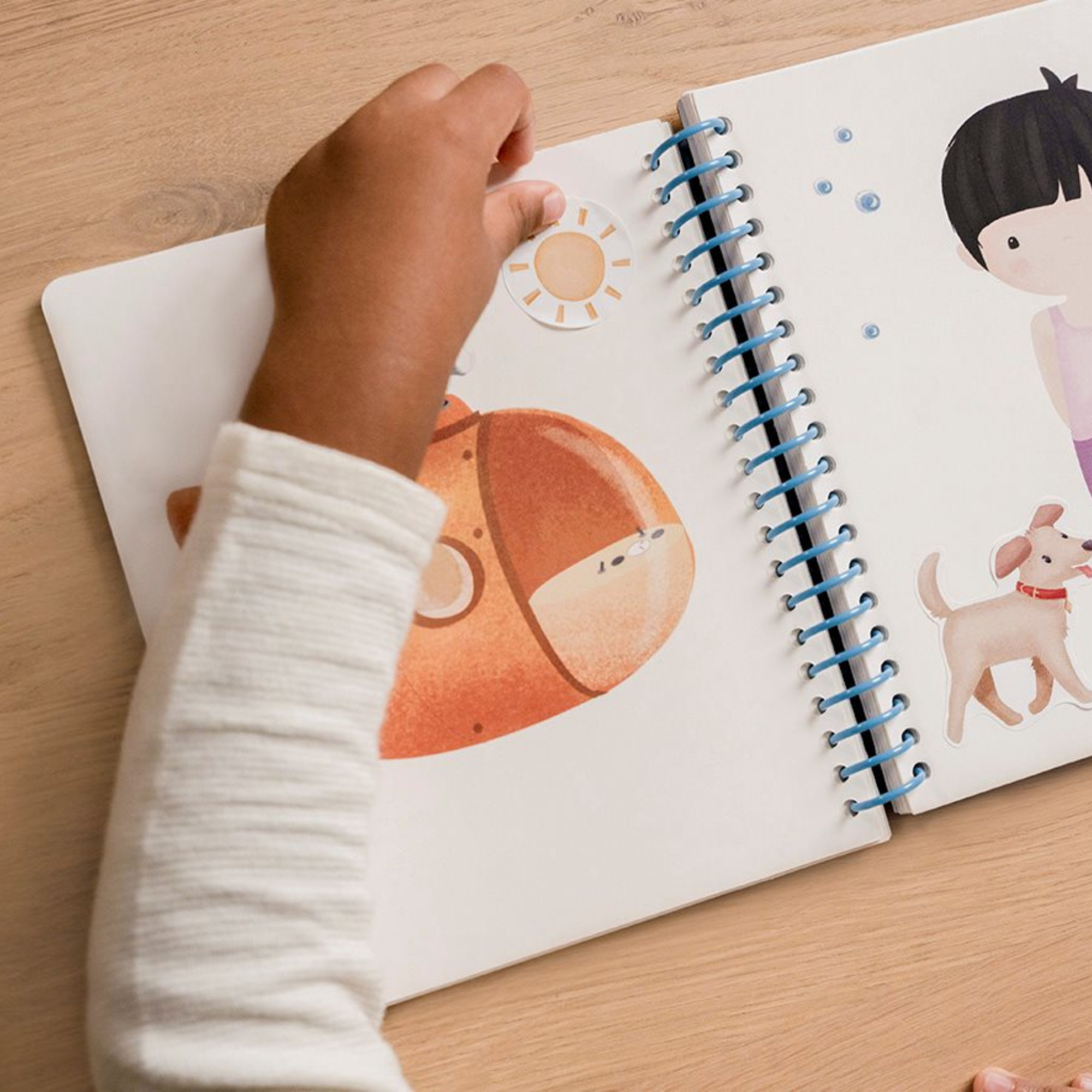 Reusable stickers - Dress up Jim & Friends