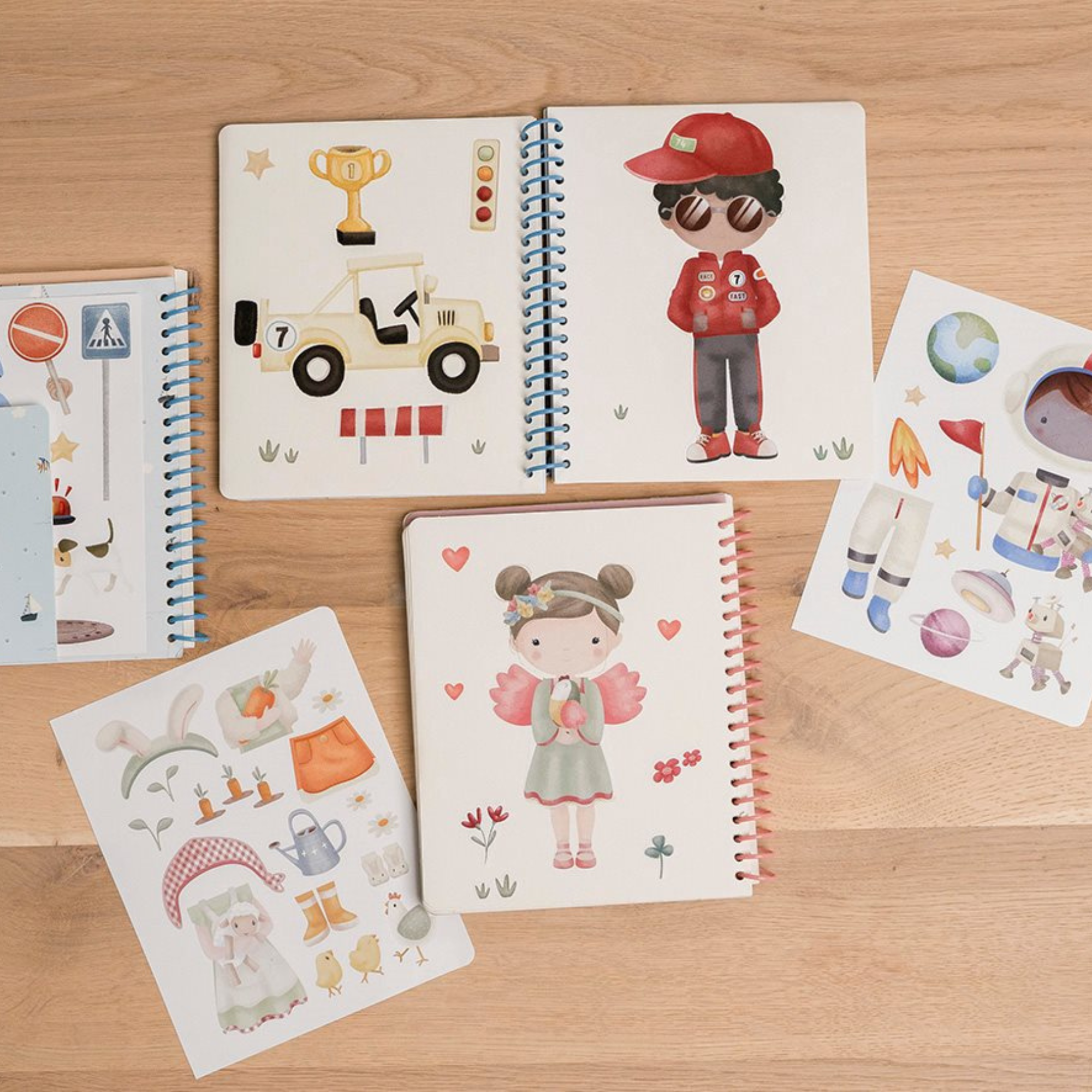 Reusable stickers - Dress up Jim & Friends