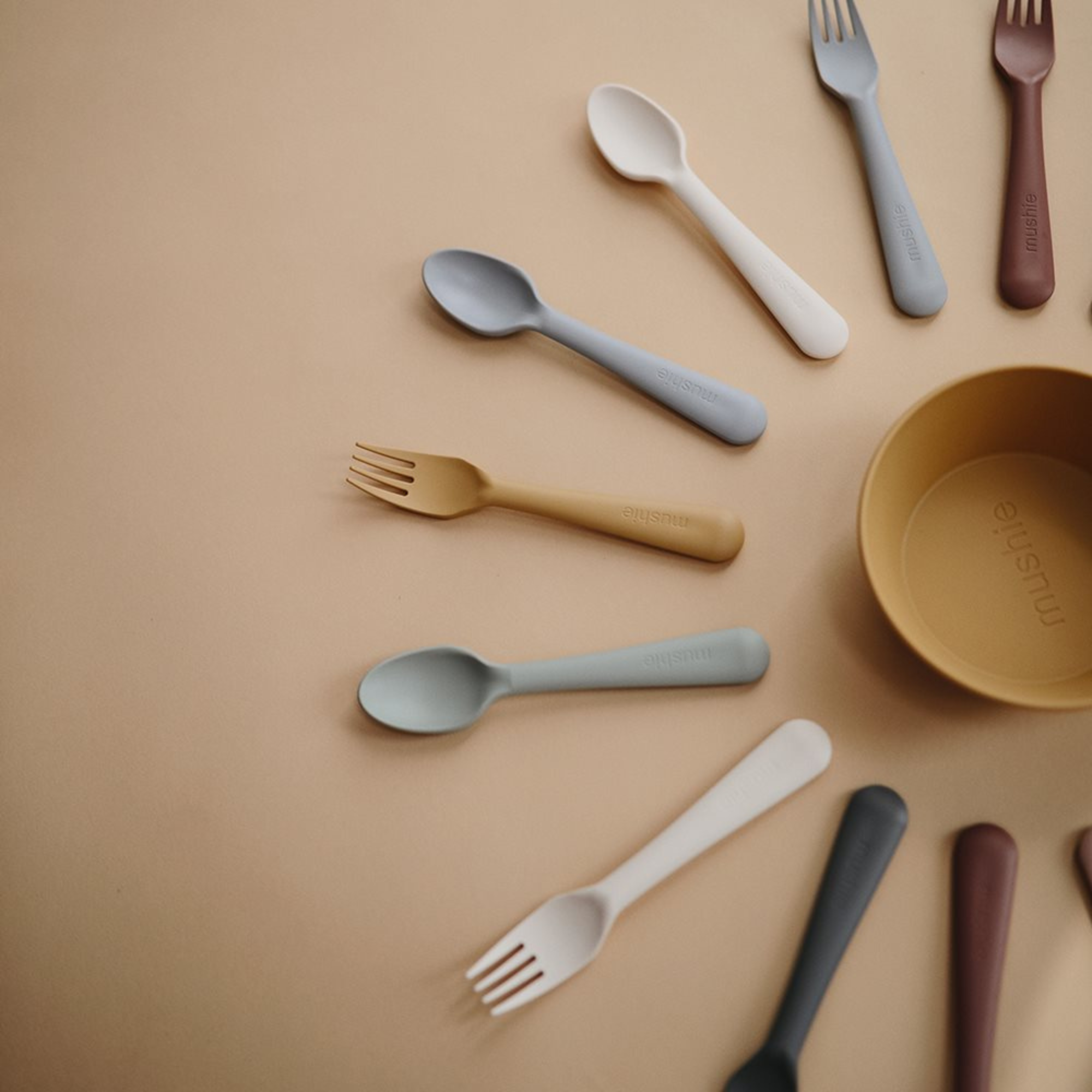 Fork and spoon set - Blush