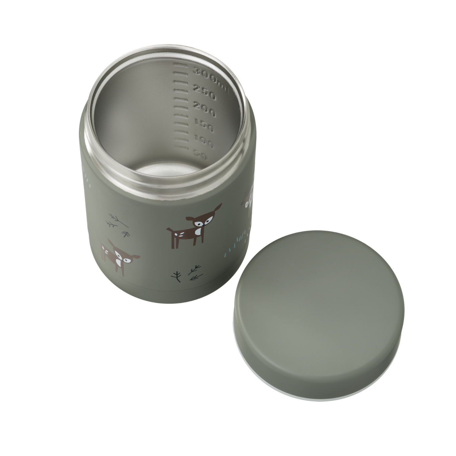 Food thermos Deer olive