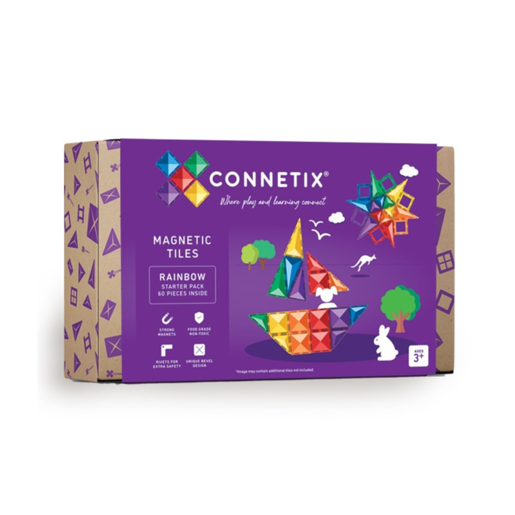 Connetix 62-pieces magnetic constructor - Starter pack