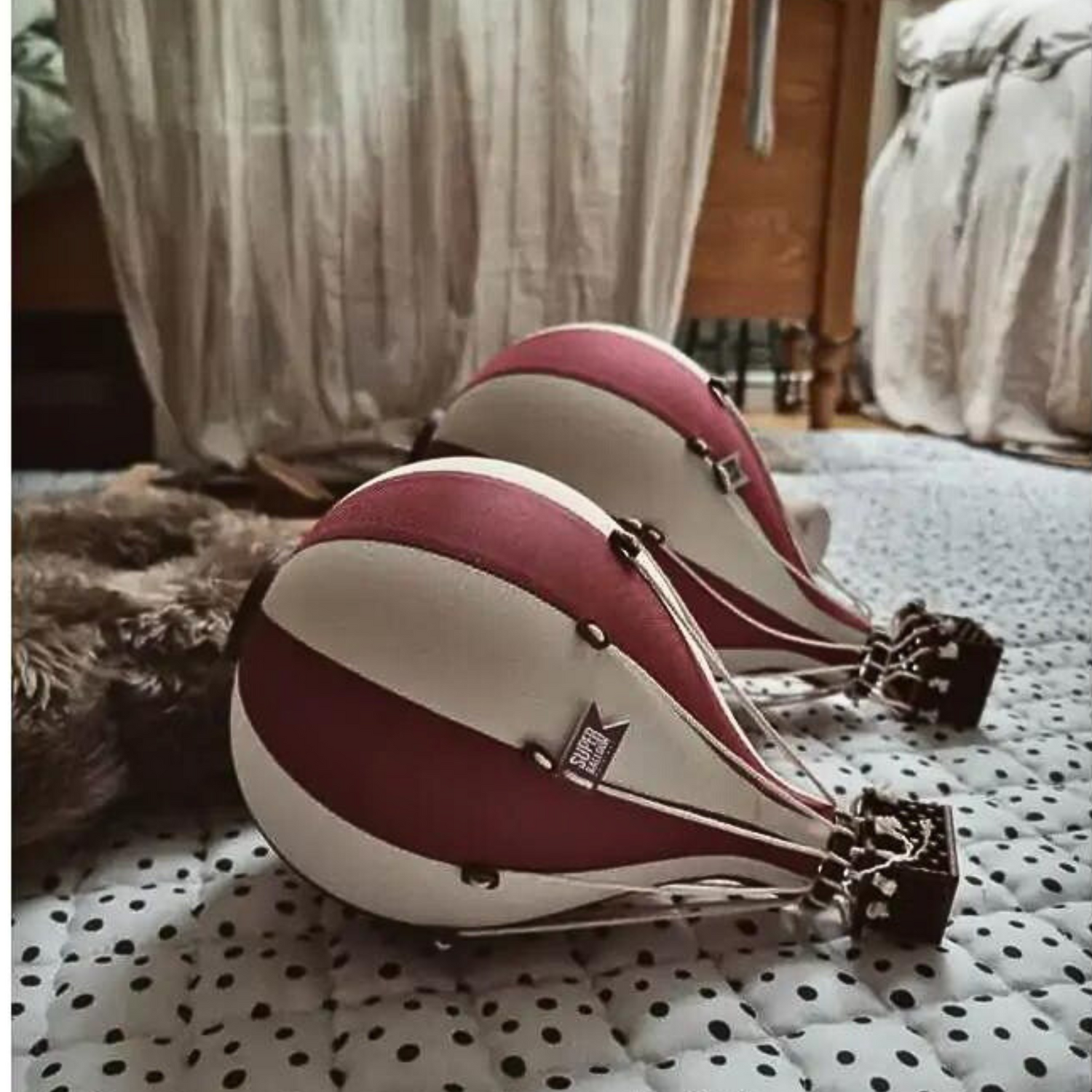 Super Balloon oro balionas - White | Red