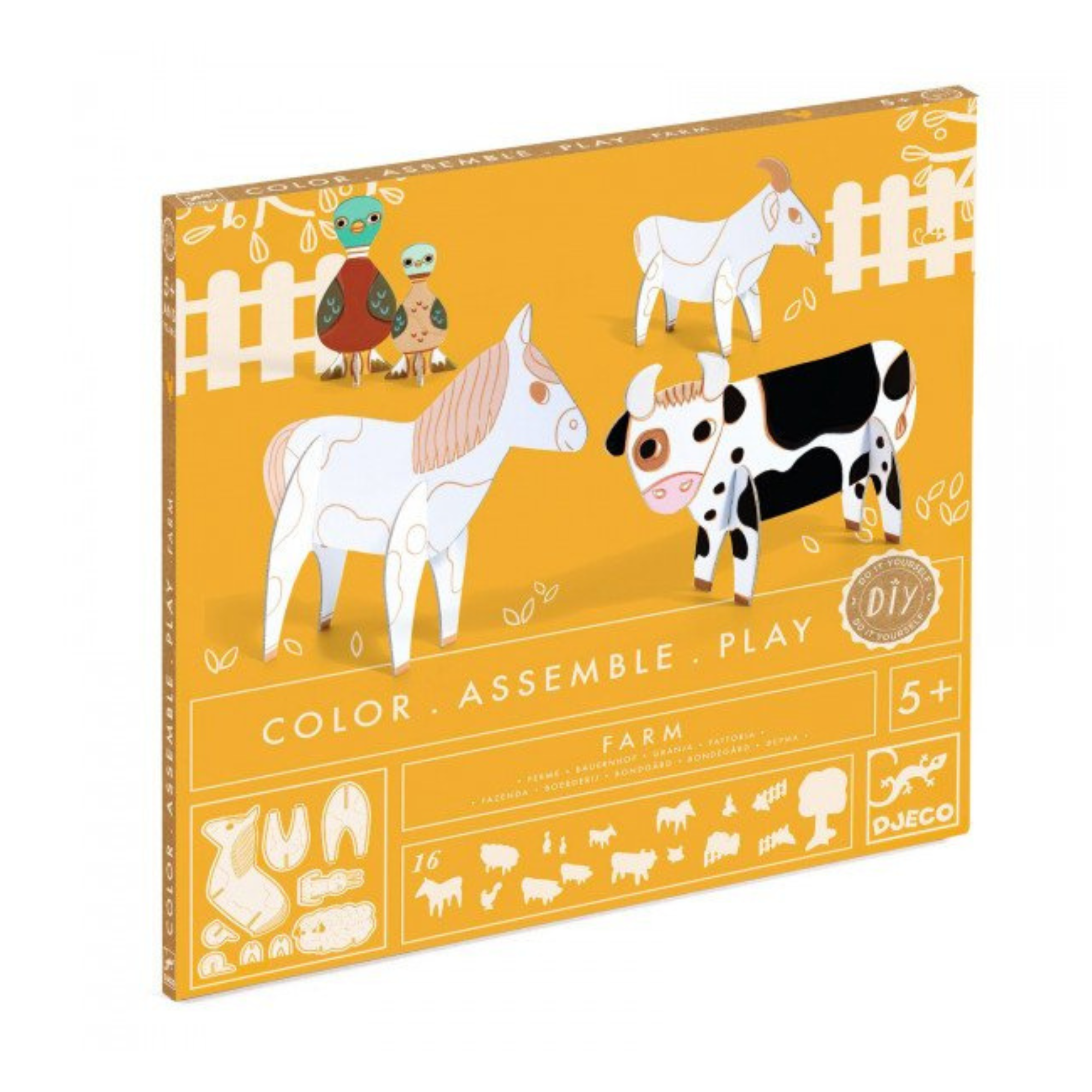 Pasidaryk pats - Ferma Color-Assemble-Play