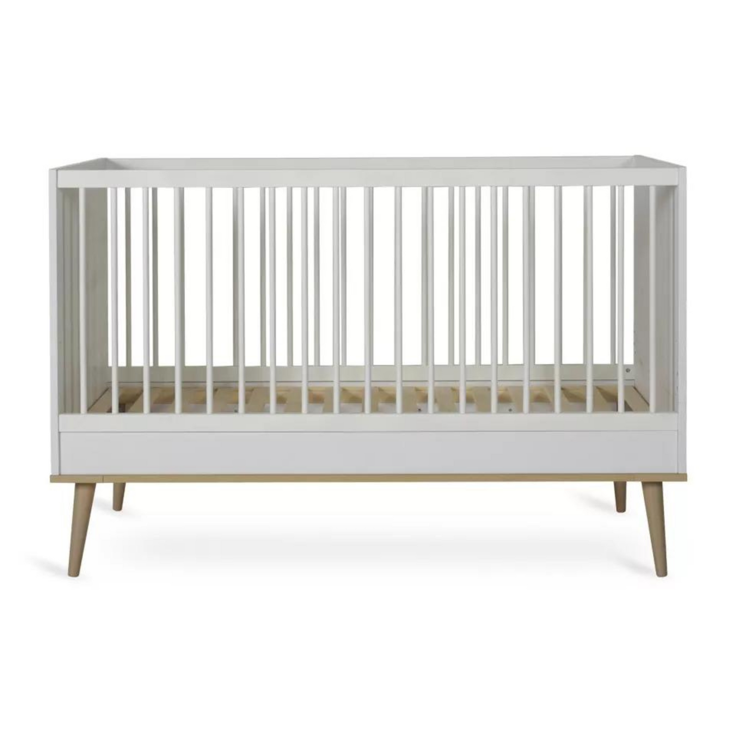 Quax baby crib Flow Clay & Oak - 140 * 70 cm