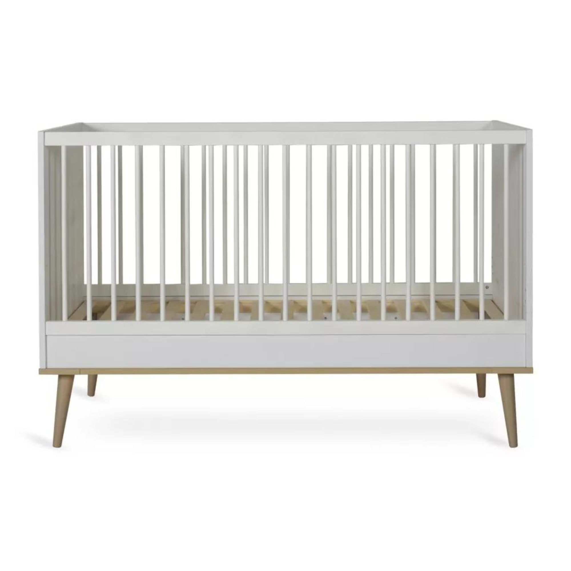 Quax baby crib Flow Clay & Oak - 140 * 70 cm