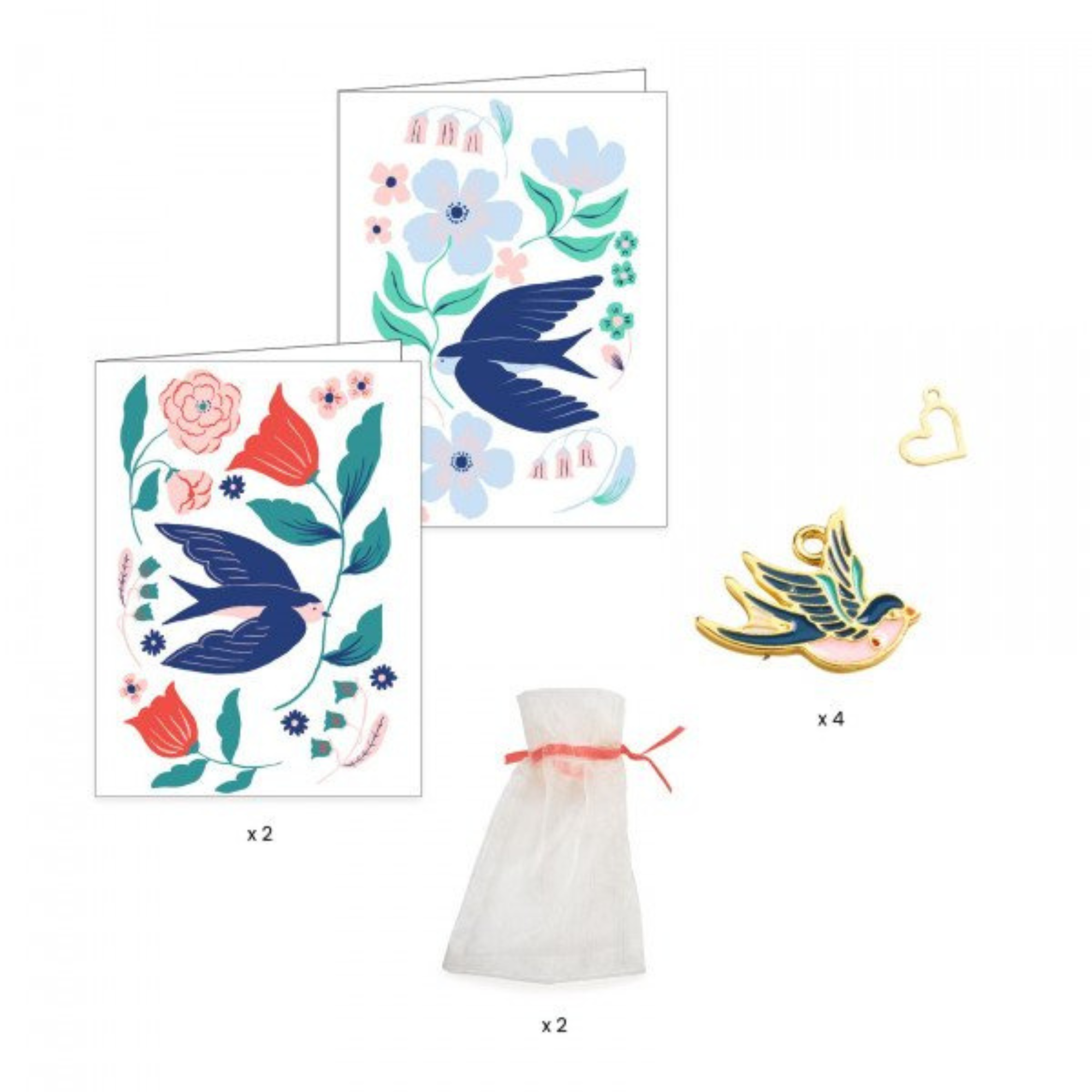 You&Me friendship bracelets - Bird Ribbons