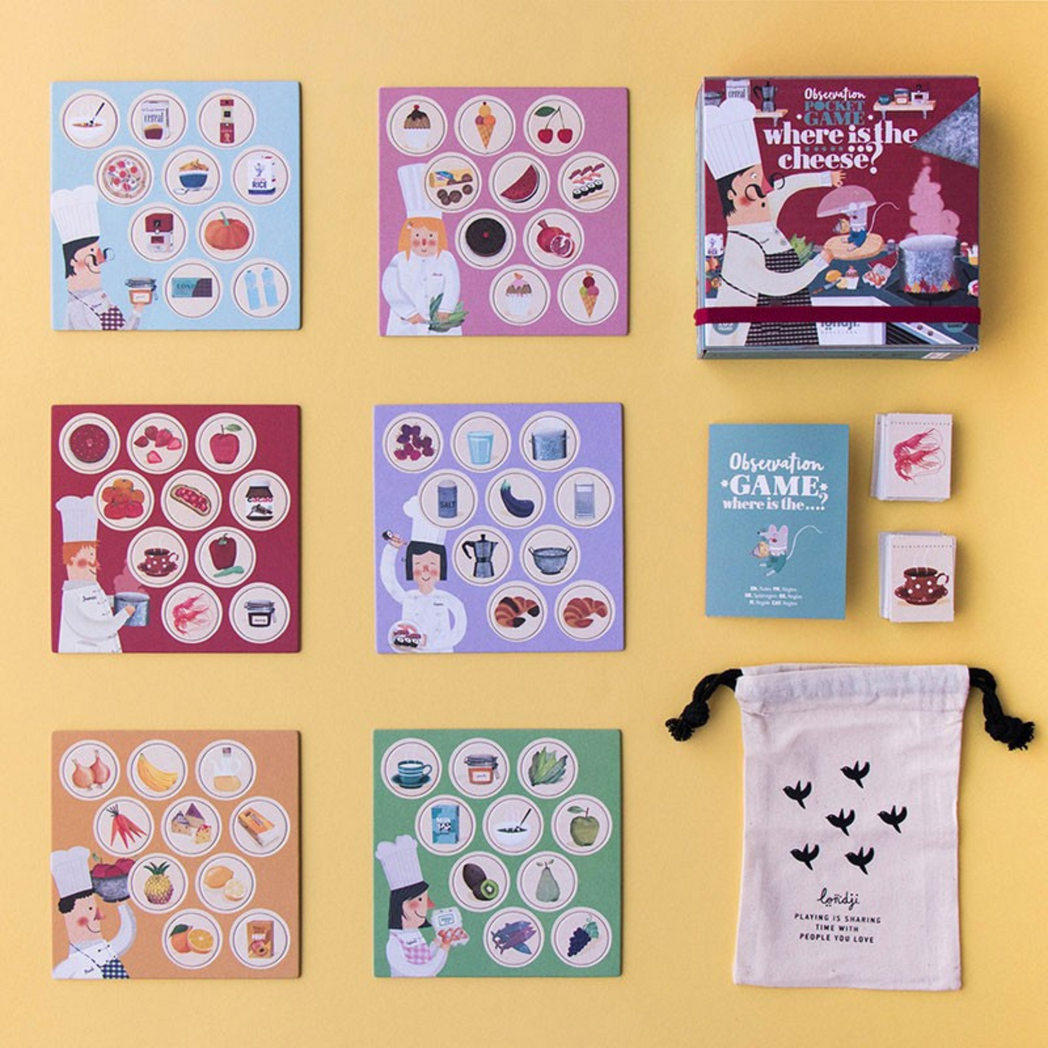 Pocket game Where is the... cheese?