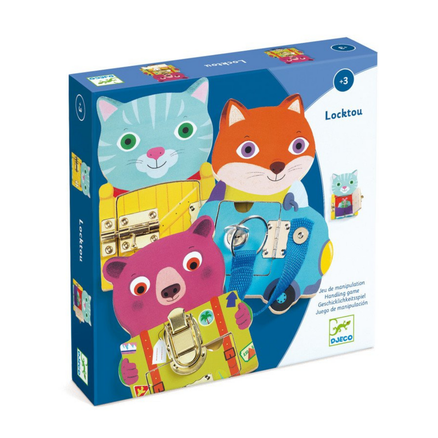Educational wooden game - Locktou