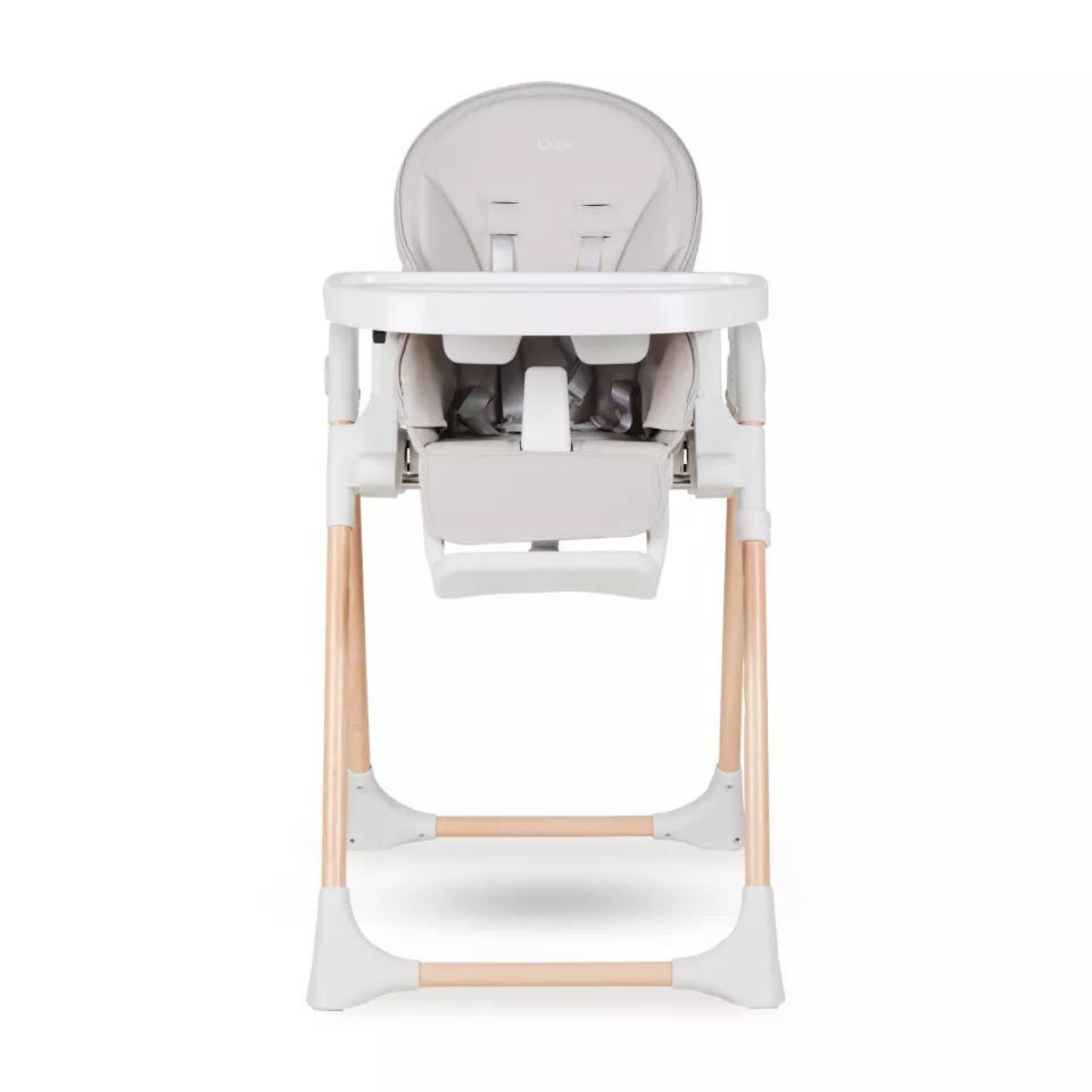 High chair Papum - White/Natural