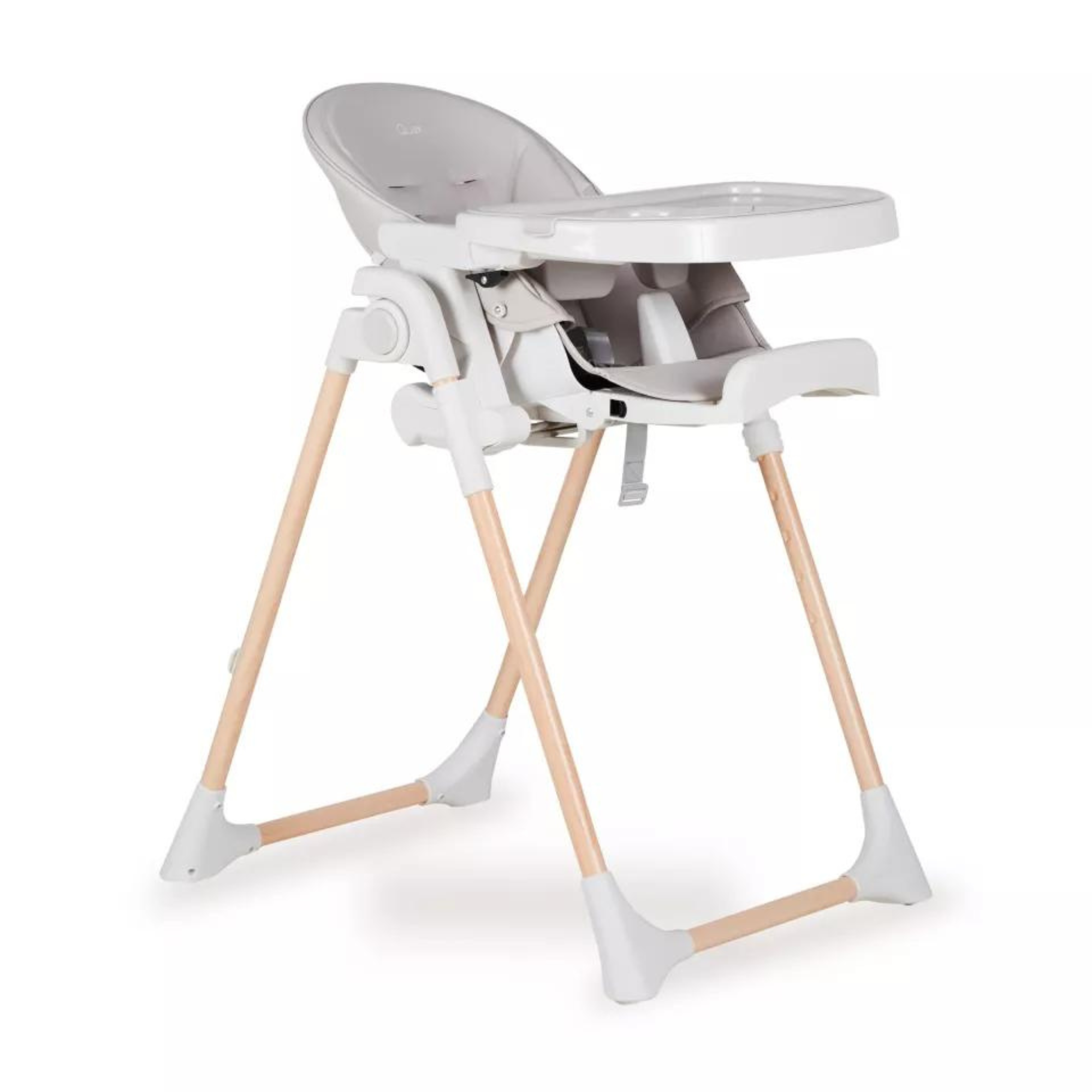 High chair Papum - White/Natural