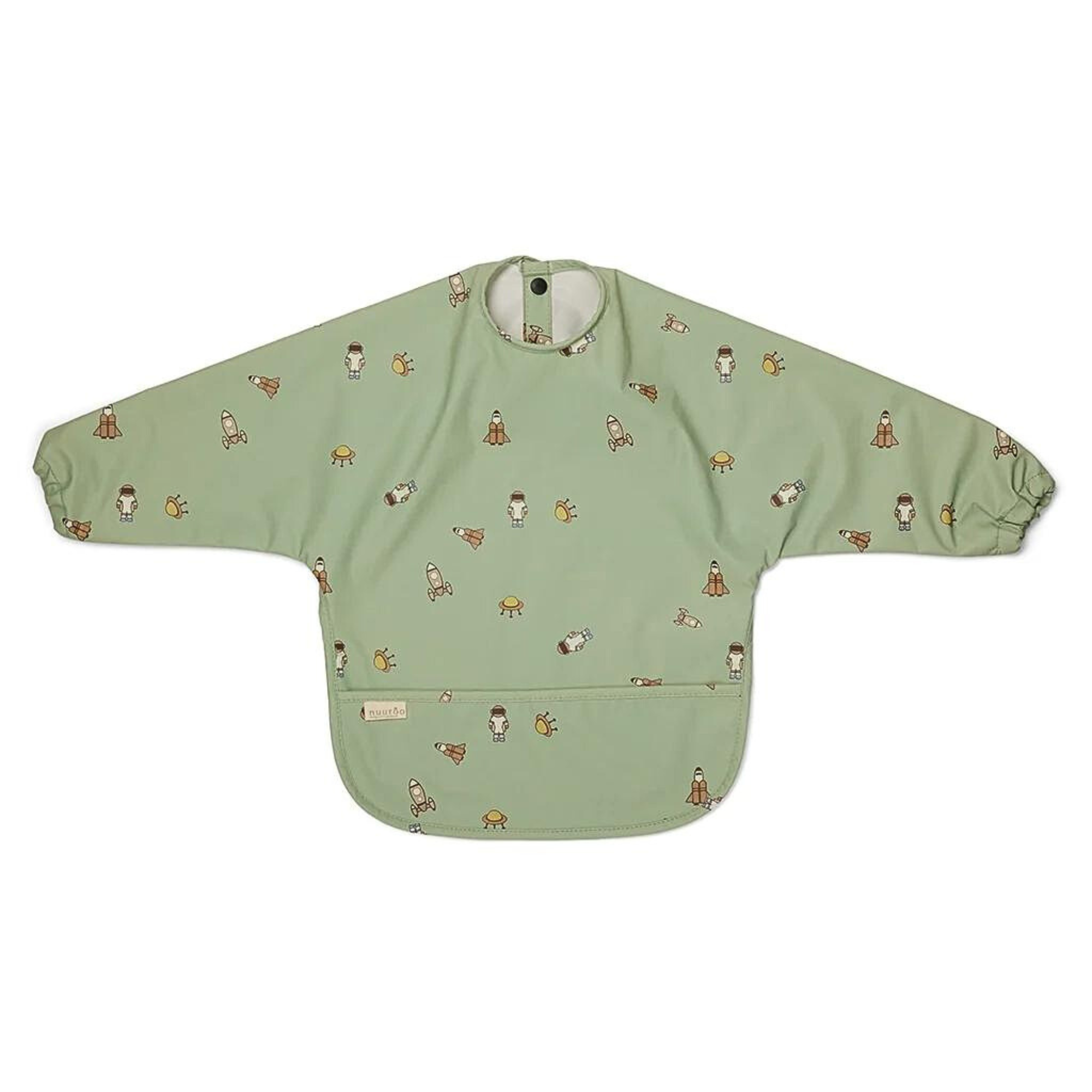 Luna bib with long sleeves - Space