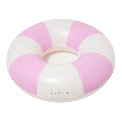Plaukimo ratas - Bubblegum Pink Stripe