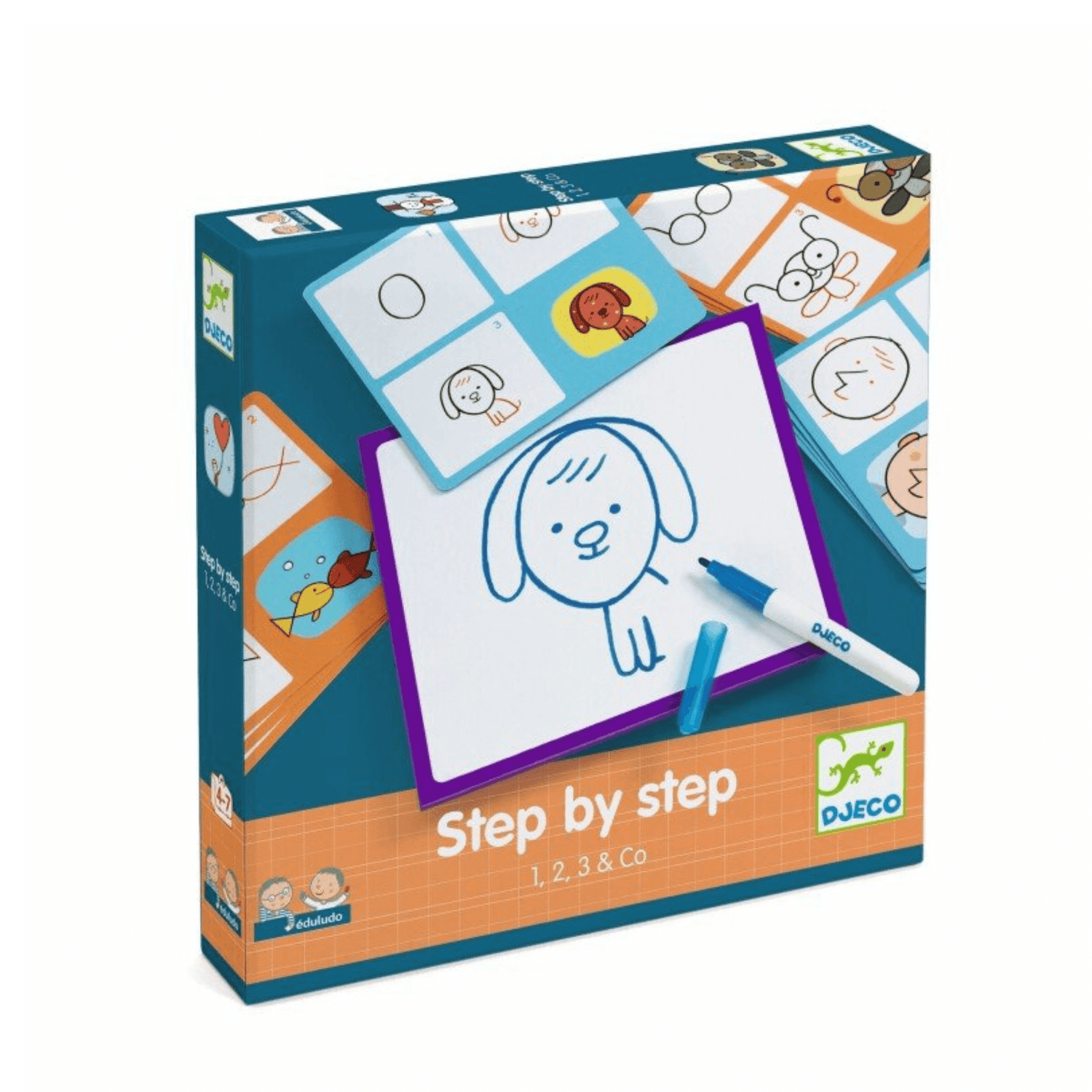 Educational drawing game - 1,2,3 & Co