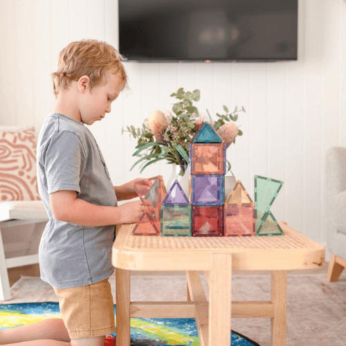 64-piece magnetic constructor - Pastel Starter Pack