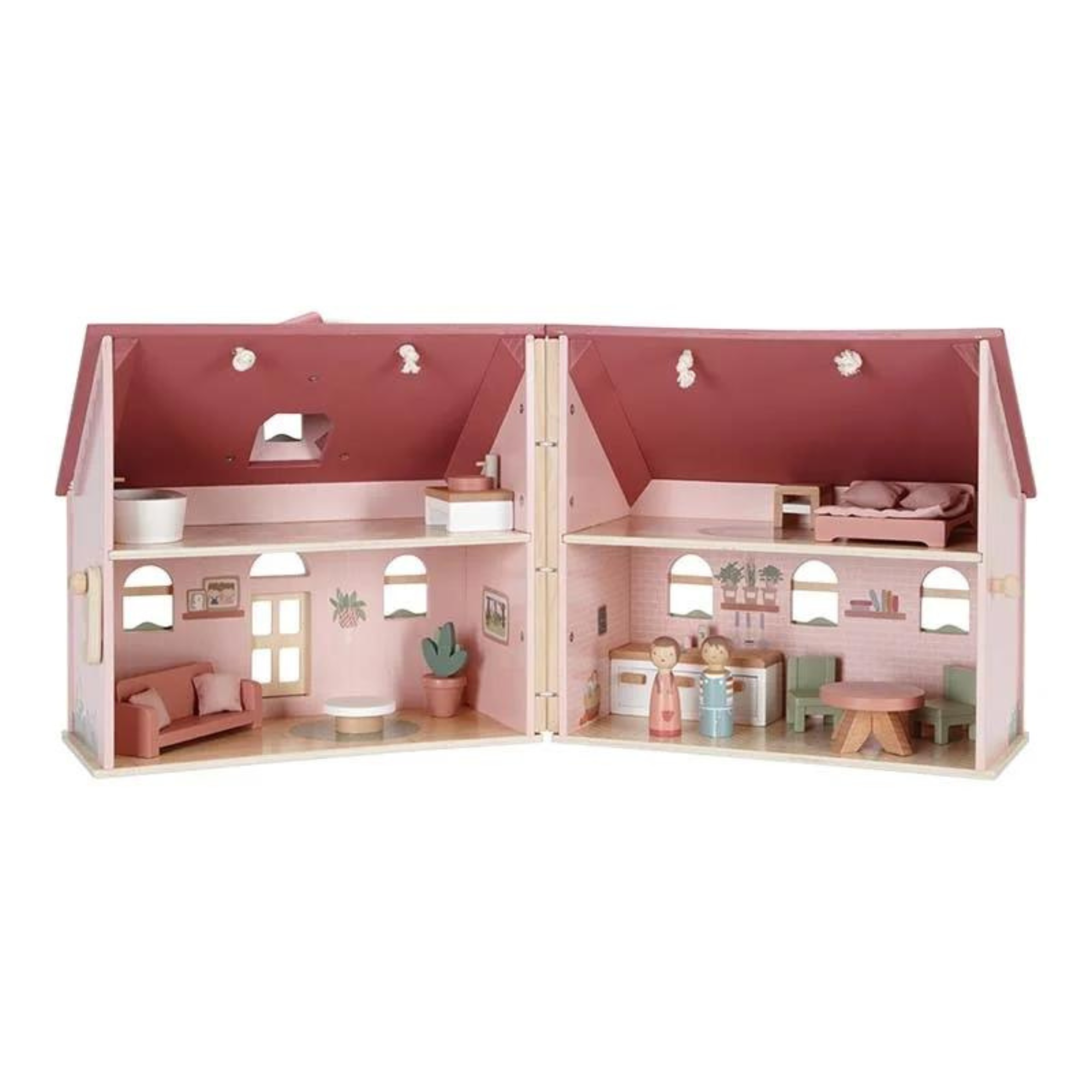 Portable dollhouse pink