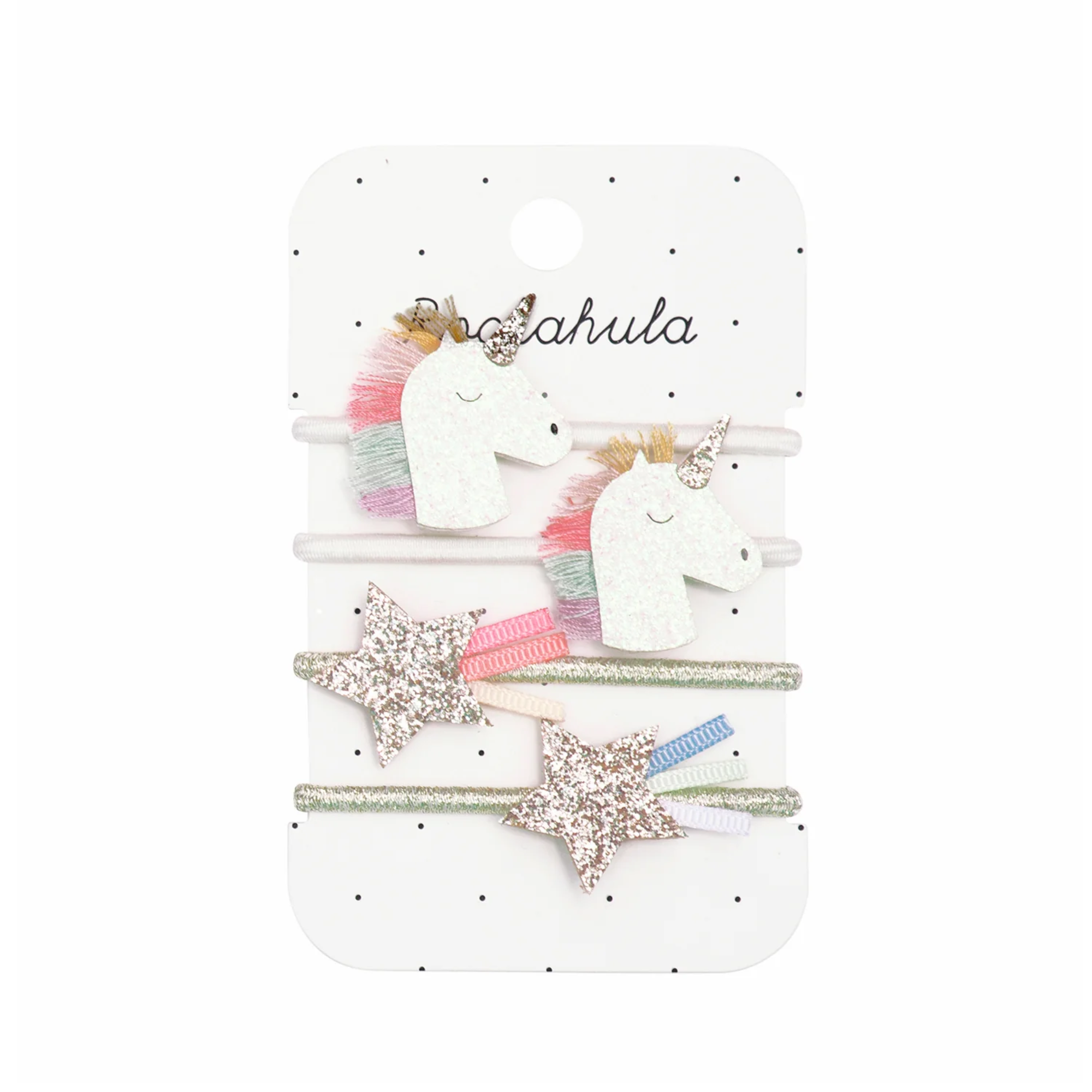 Hair ties - Rainbow Unicorn