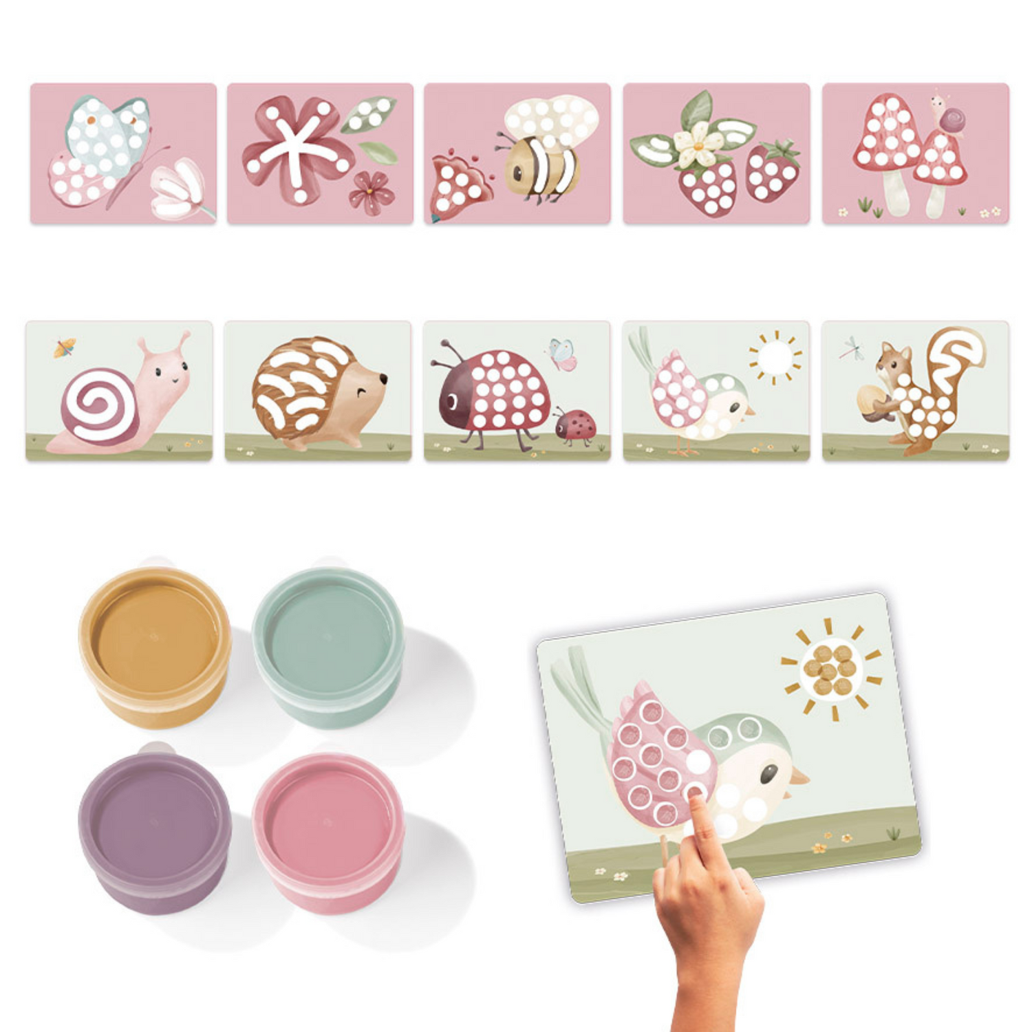 Finger painting set - Fairy Garden