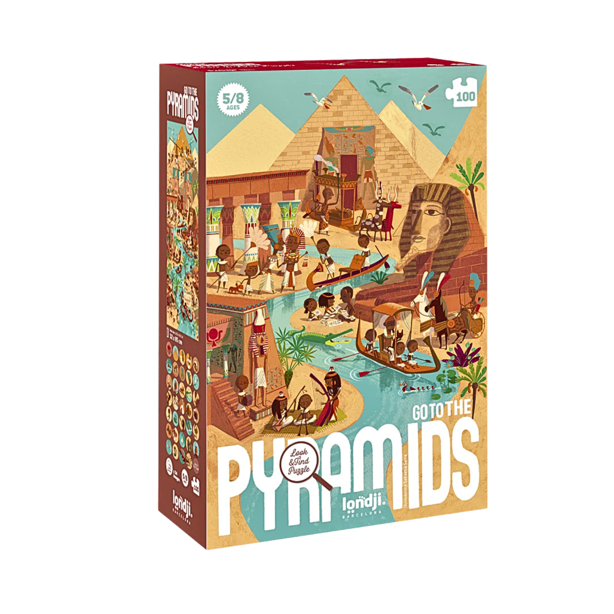 Puzzle Go to the Pyramids
