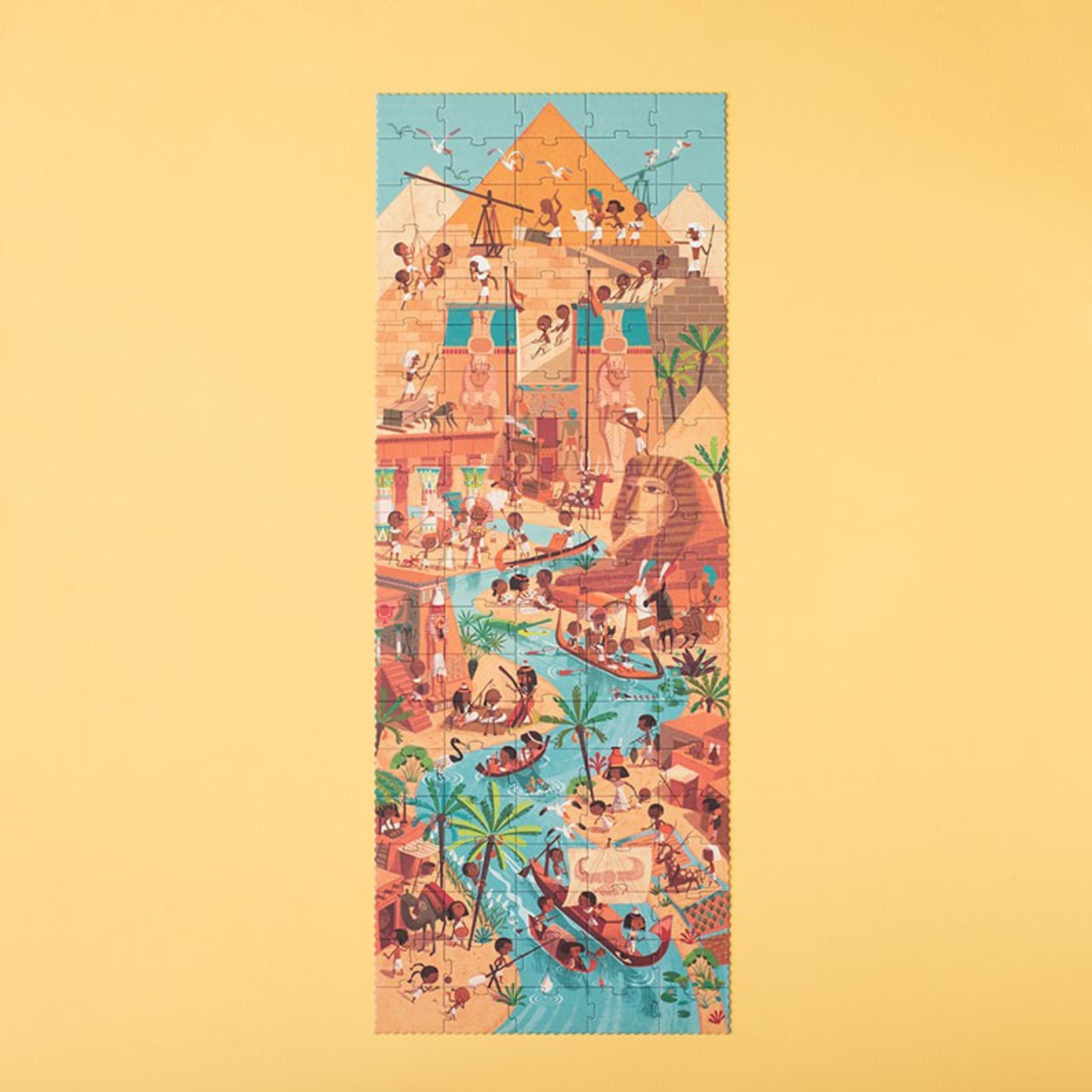 Puzzle Go to the Pyramids