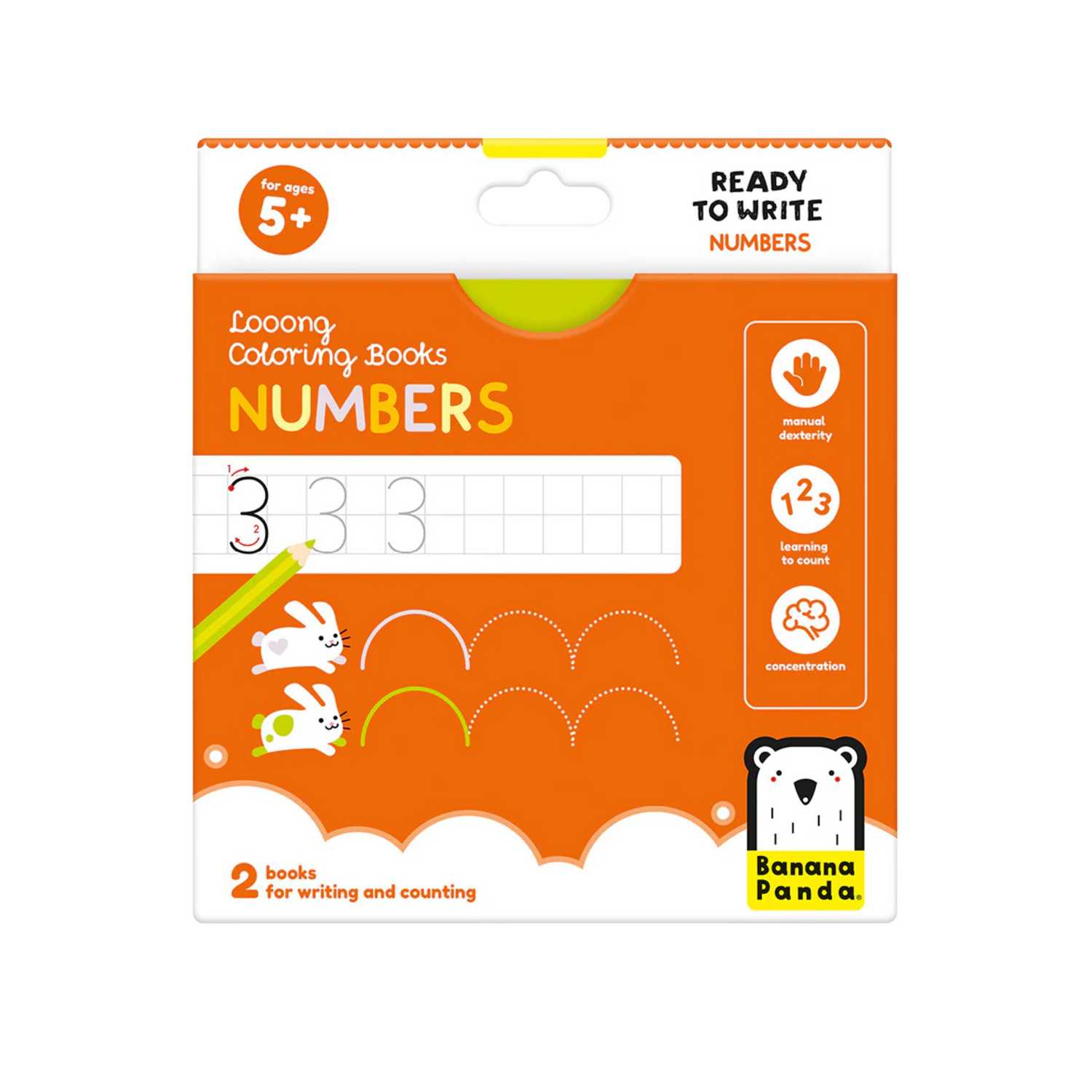 Coloring book Ready to Write Numbers