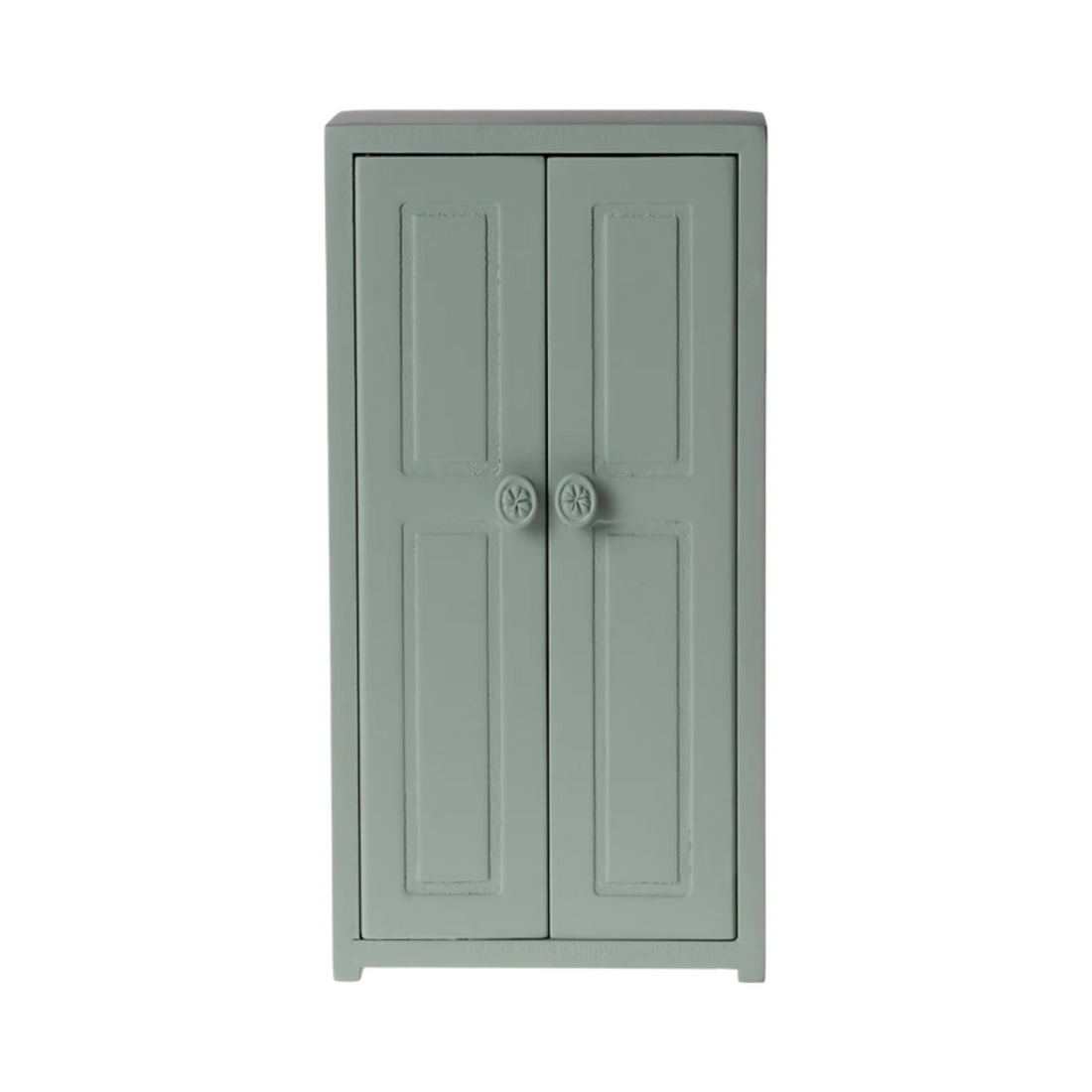 Mini wooden wardrobe Soft Blue