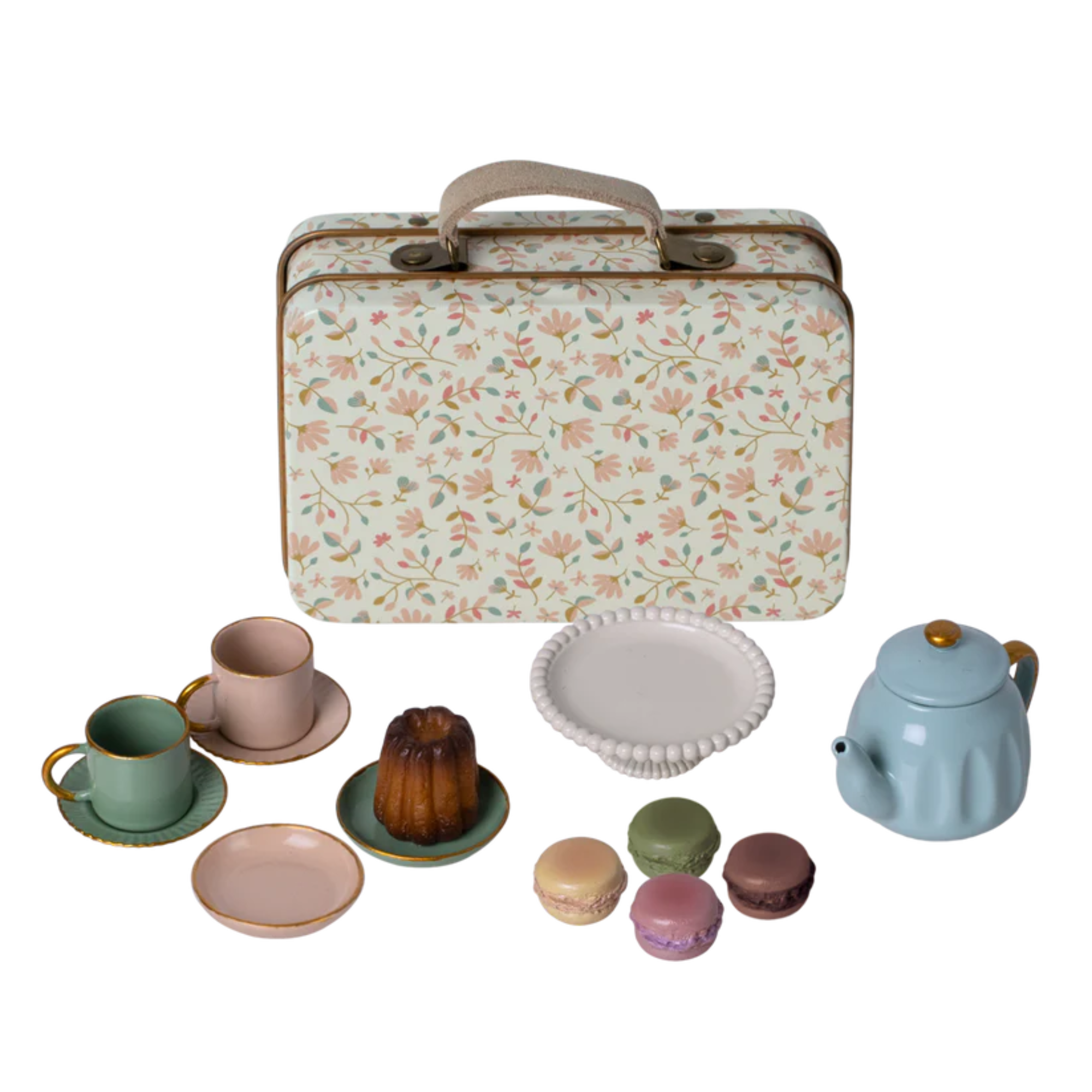 Tea drinking set in a suitcase - Merle