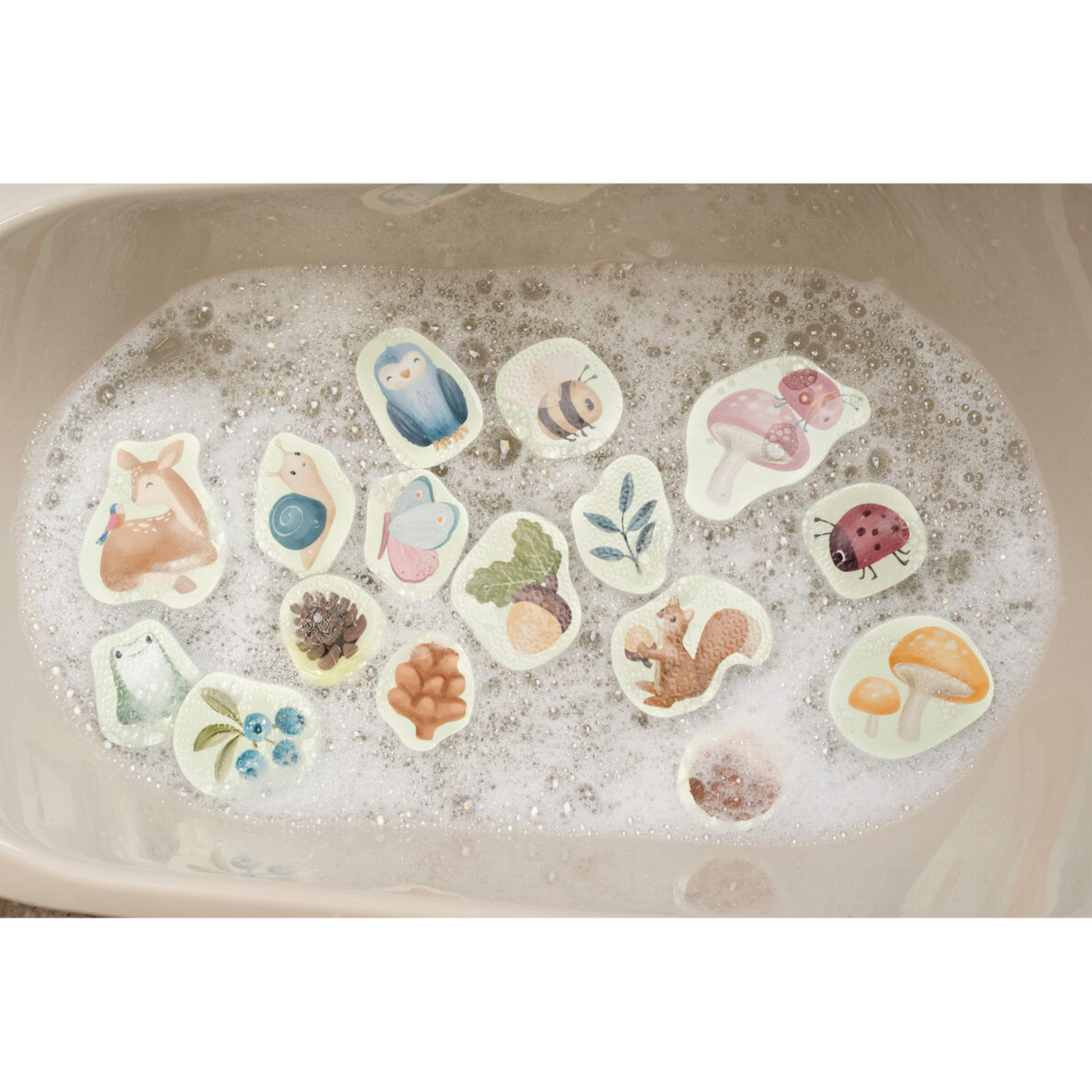 A set of bath molds - Flowers & Butterflies
