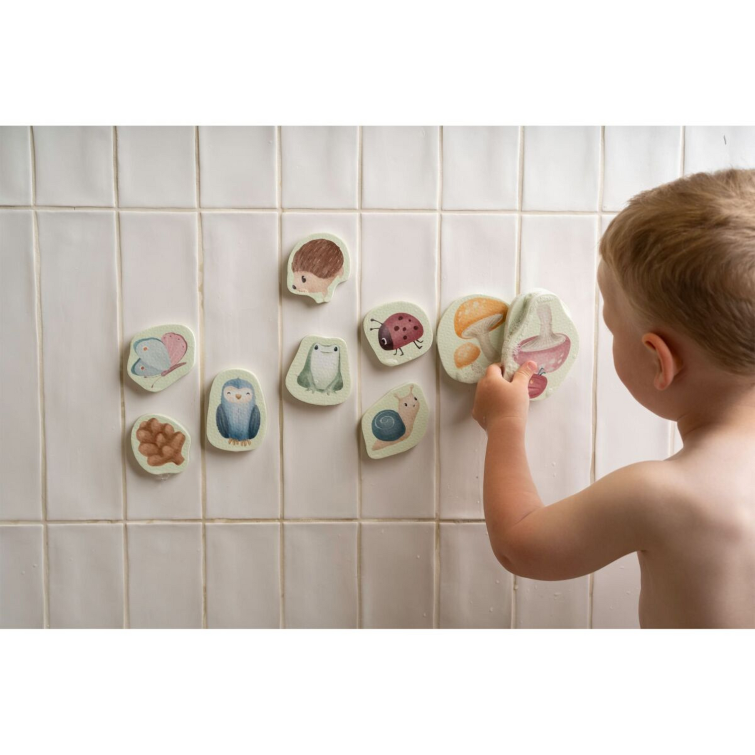 A set of bath molds - Flowers & Butterflies