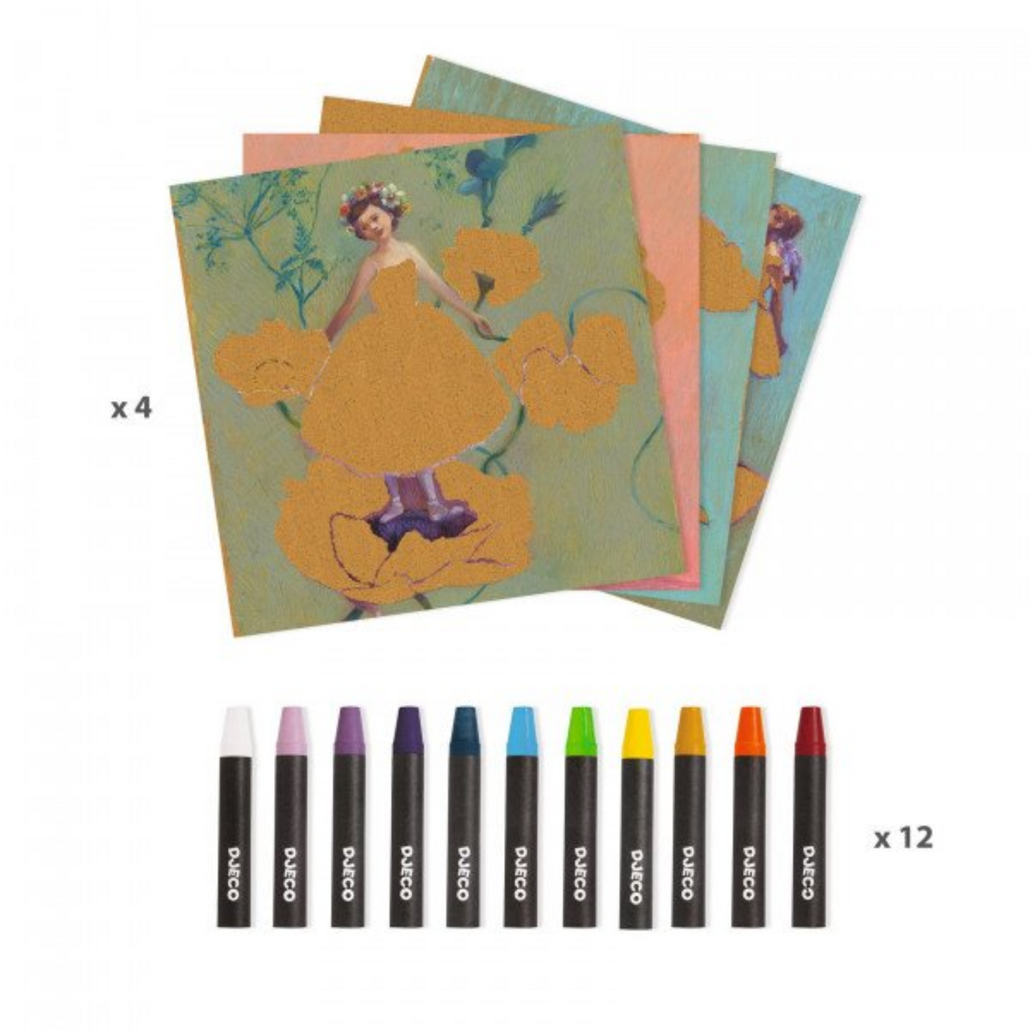 Crayon Painting - Inspired by | The Ballerina