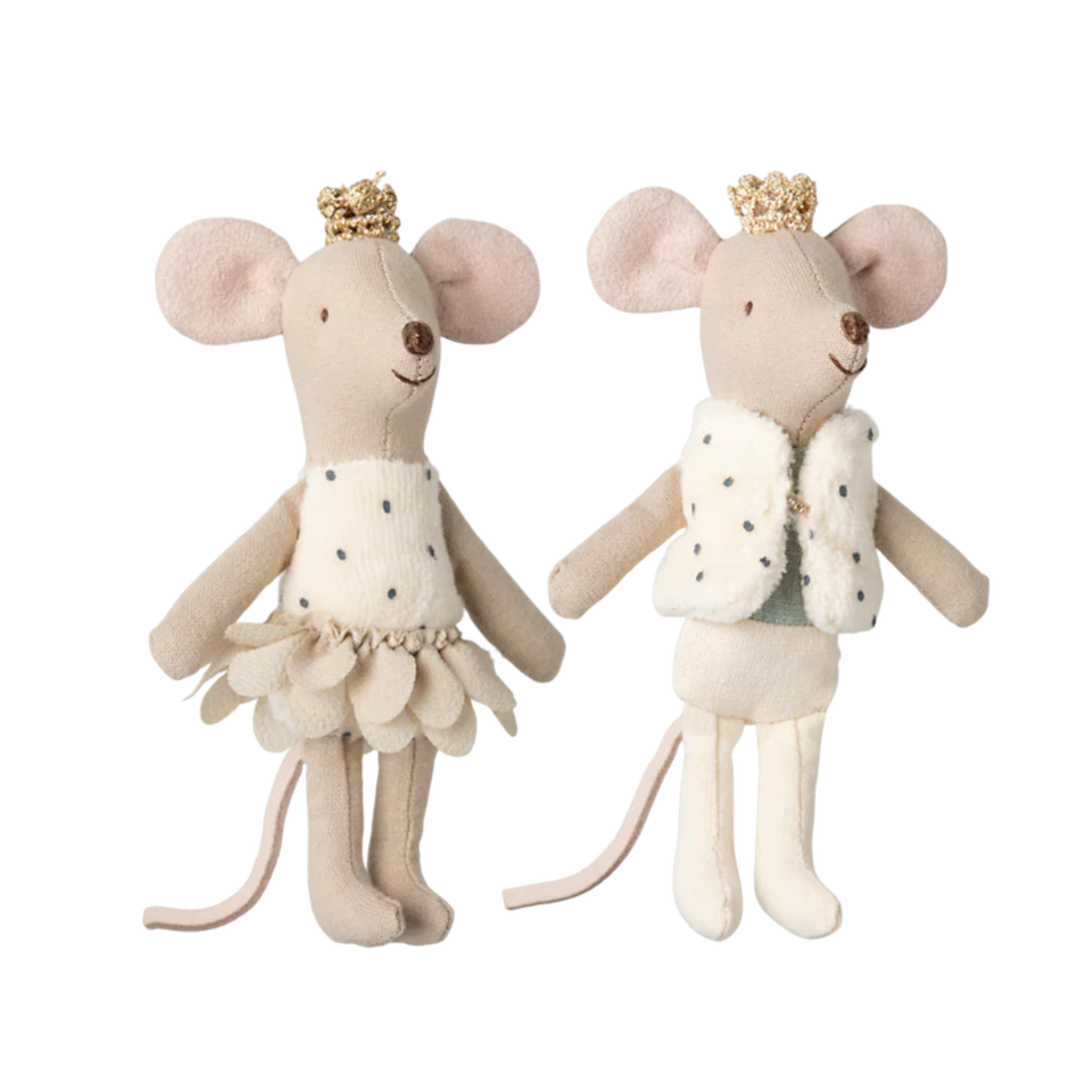 Maileg Royal mouse twins in a matchbox