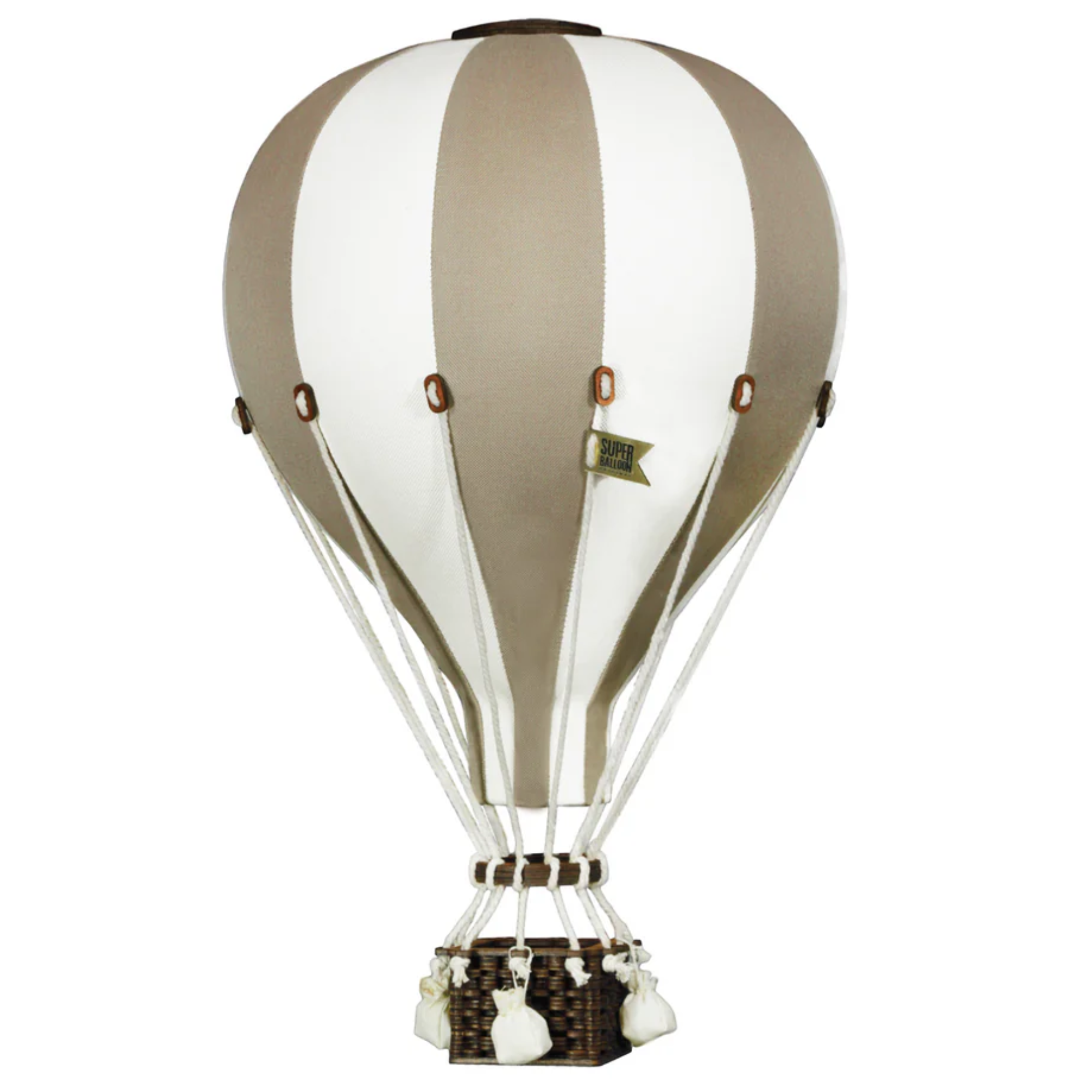 Super Balloon oro balionas - White | Light Brown