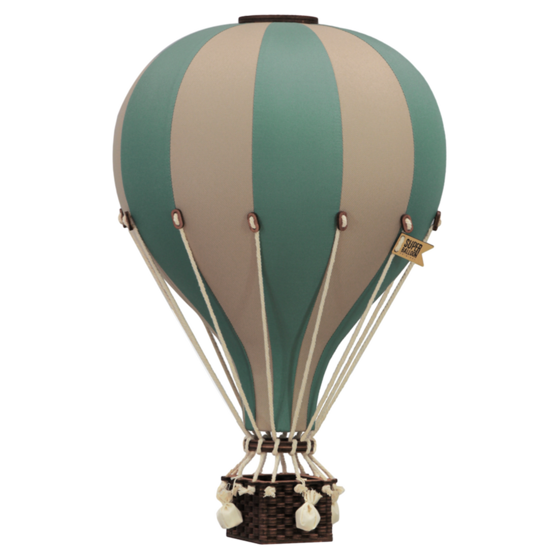 Super Balloon oro balionas - Light Brown | Green