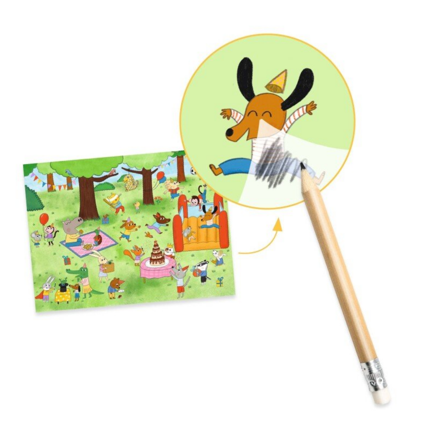 Scratch-off pictures - Party time!