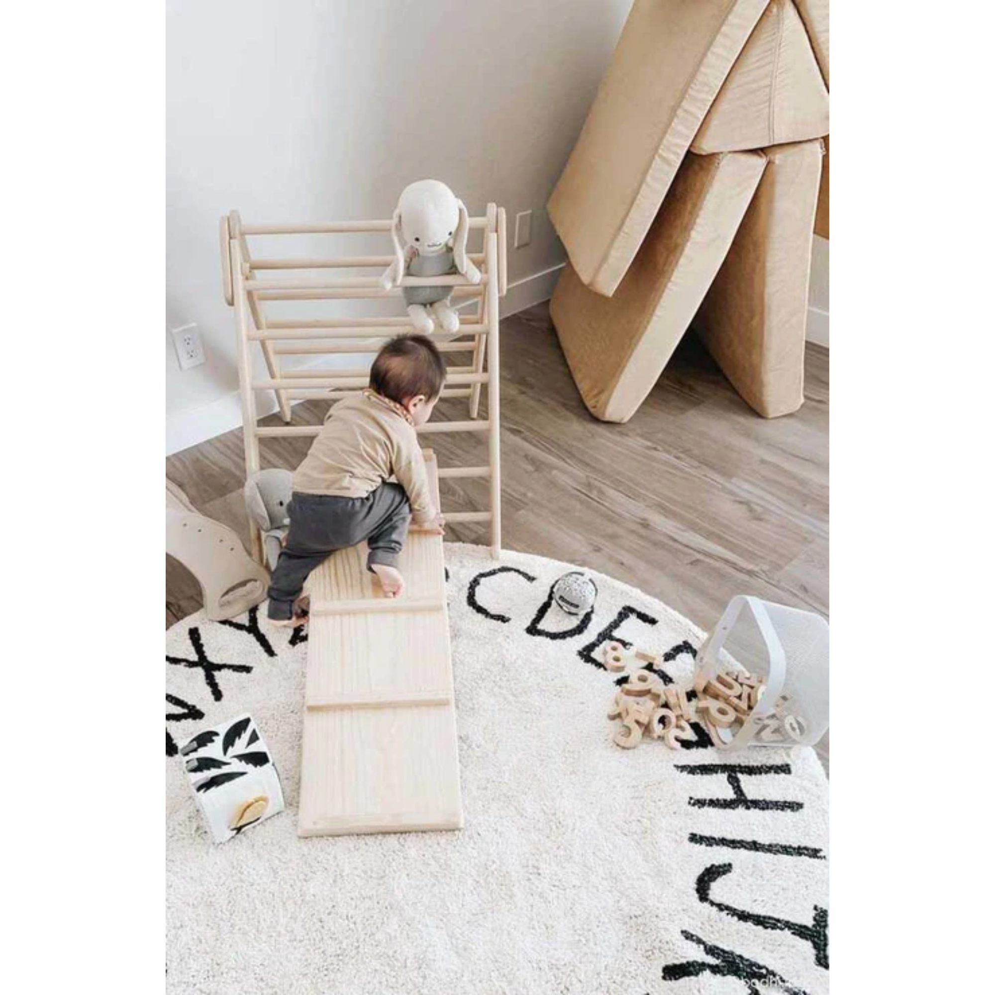 Carpet ABC black