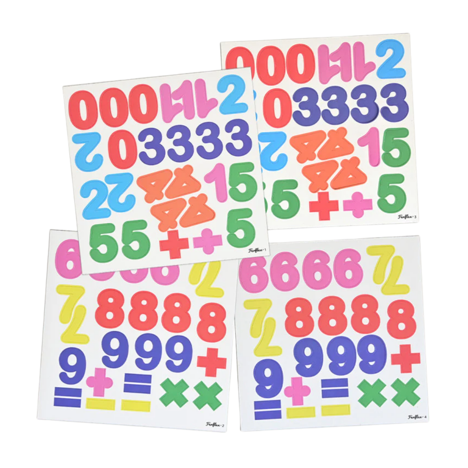 Magnetiniai skaičiai 100 - Multicolored