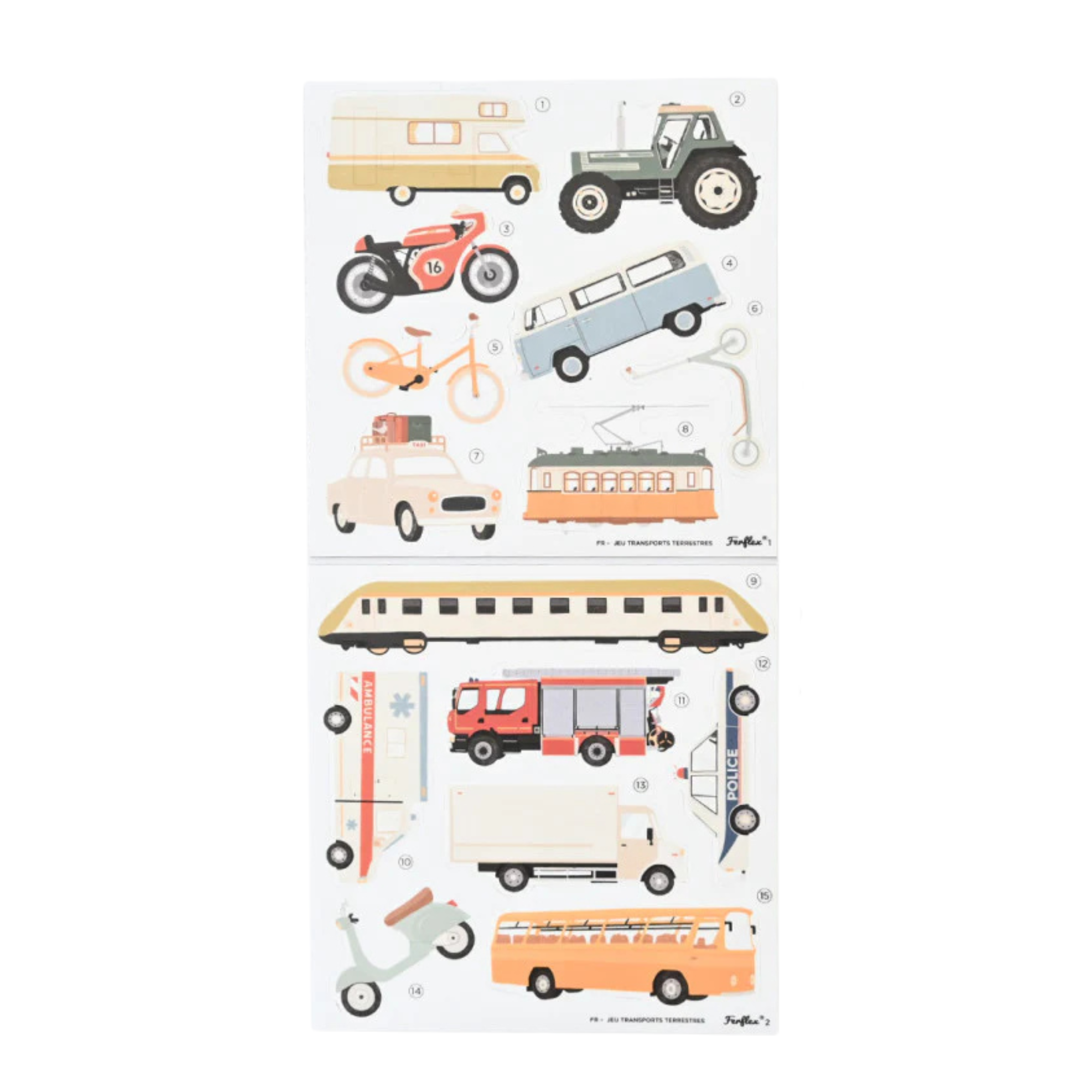 Magnetinis žaidimas - Land transport