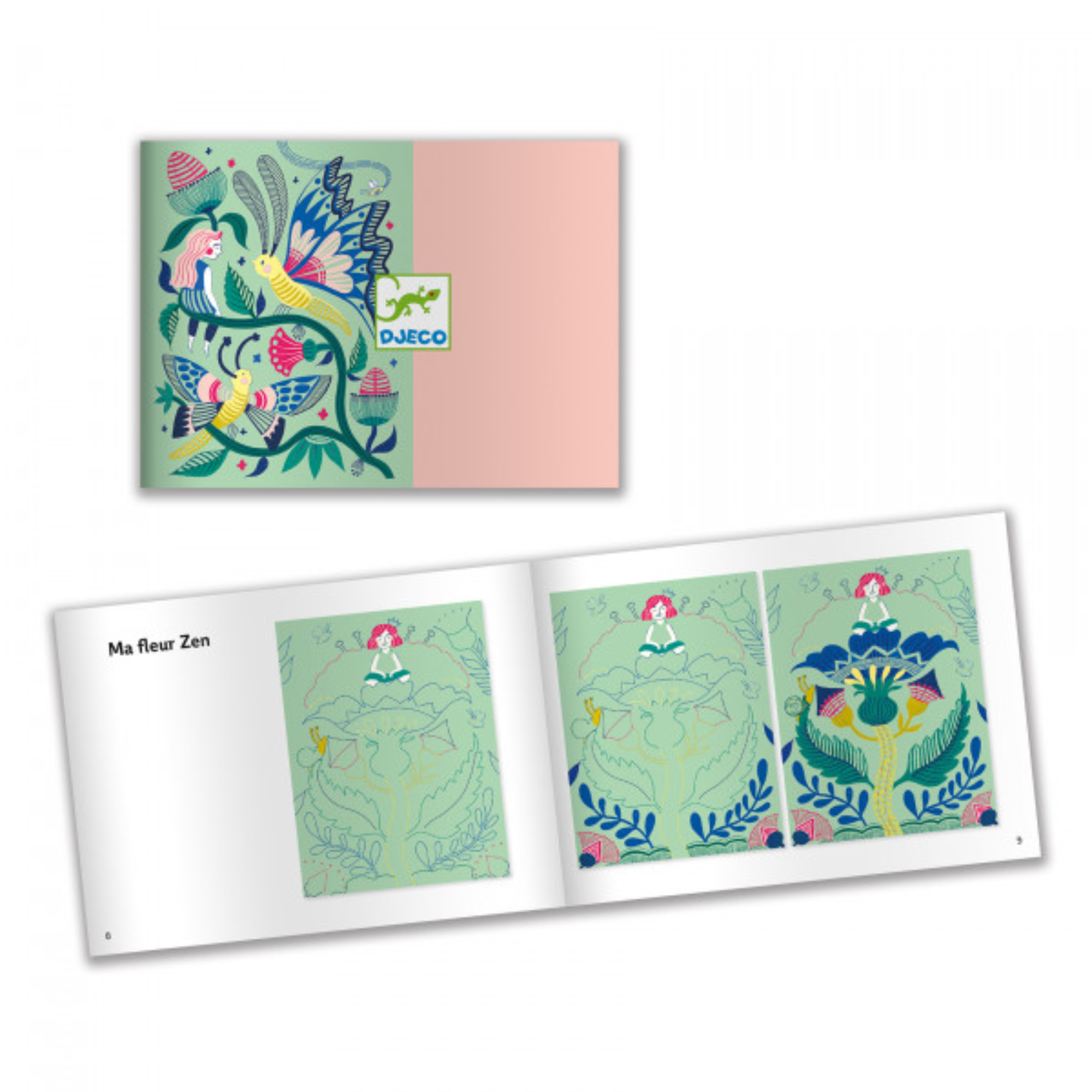 Scratch-off cards - Fantasy garden