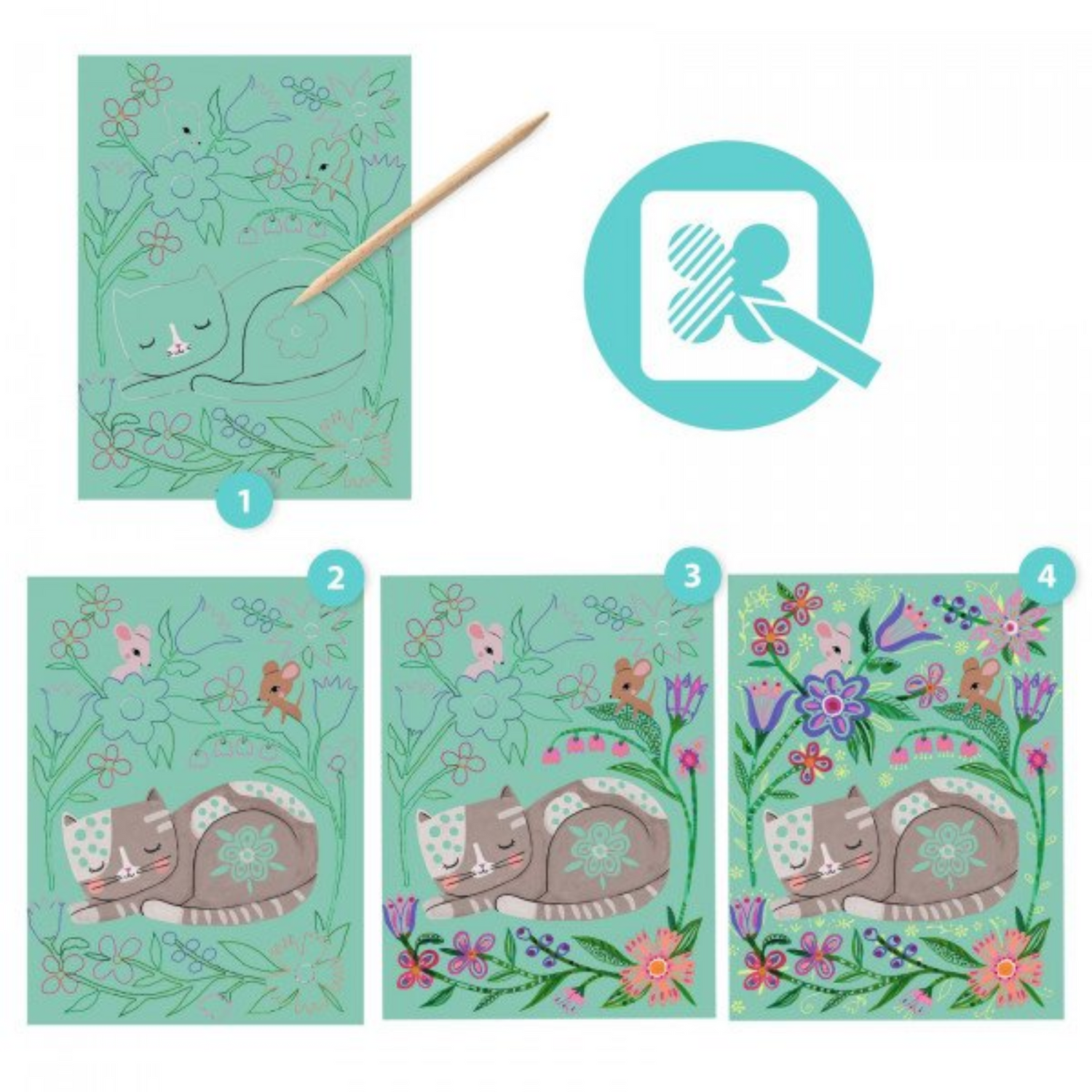 Scratch-off cards - Encounters