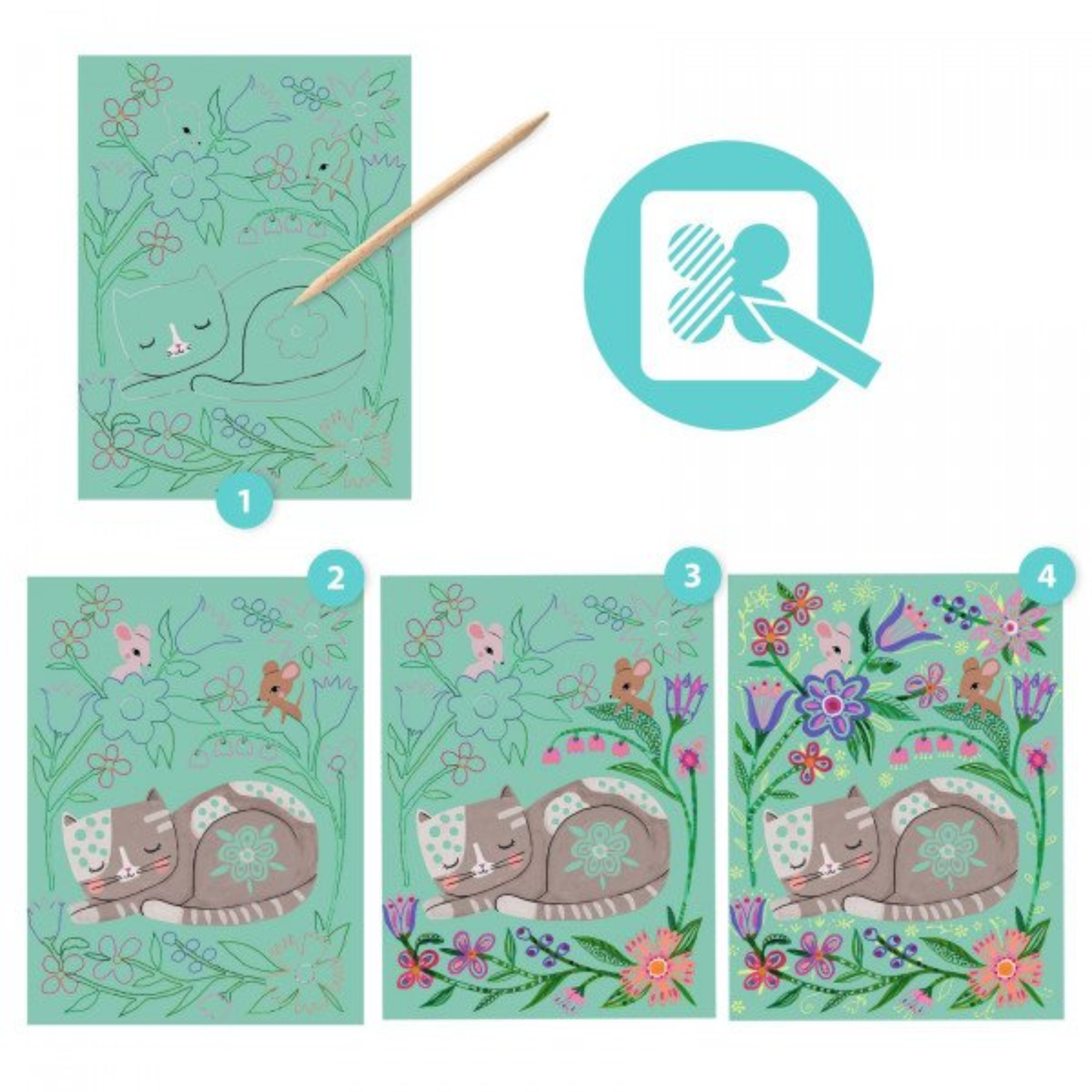 Scratch-off cards - Encounters