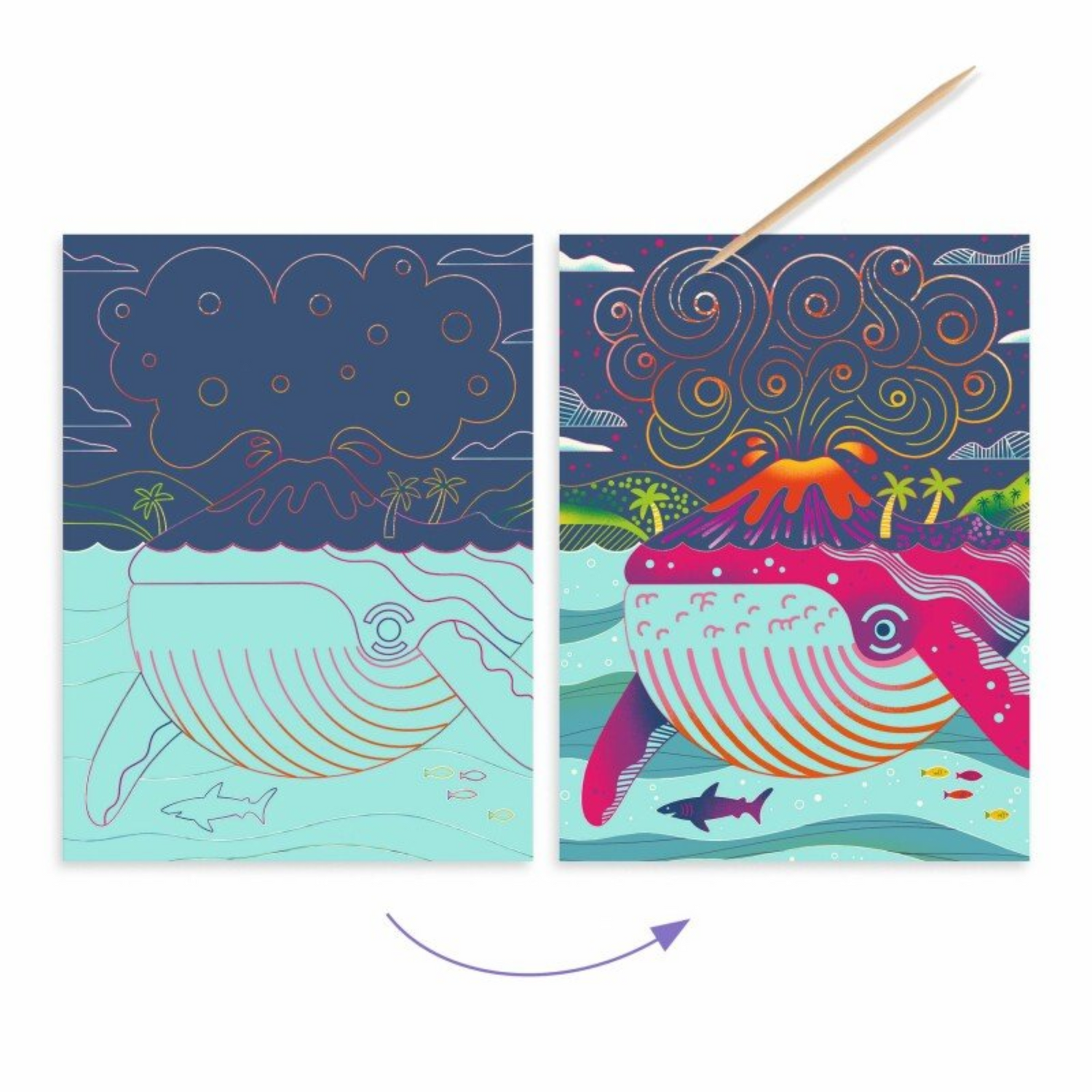 Scratch-off cards - Topsy-turvy