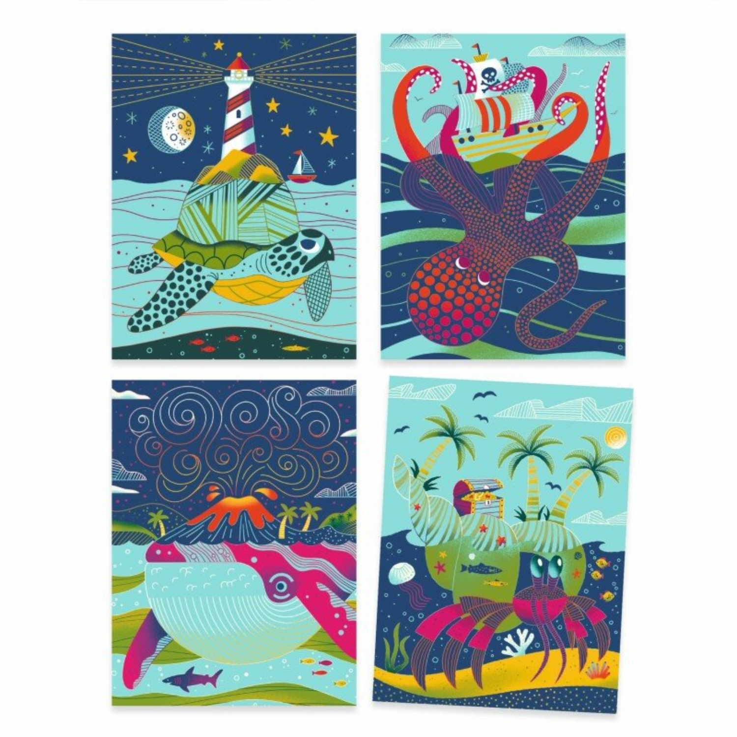 Scratch-off cards - Topsy-turvy
