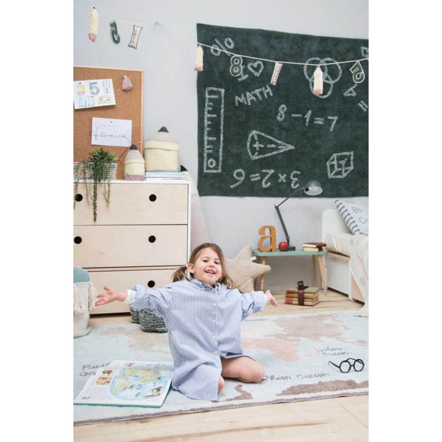 Carpet Vintage Map