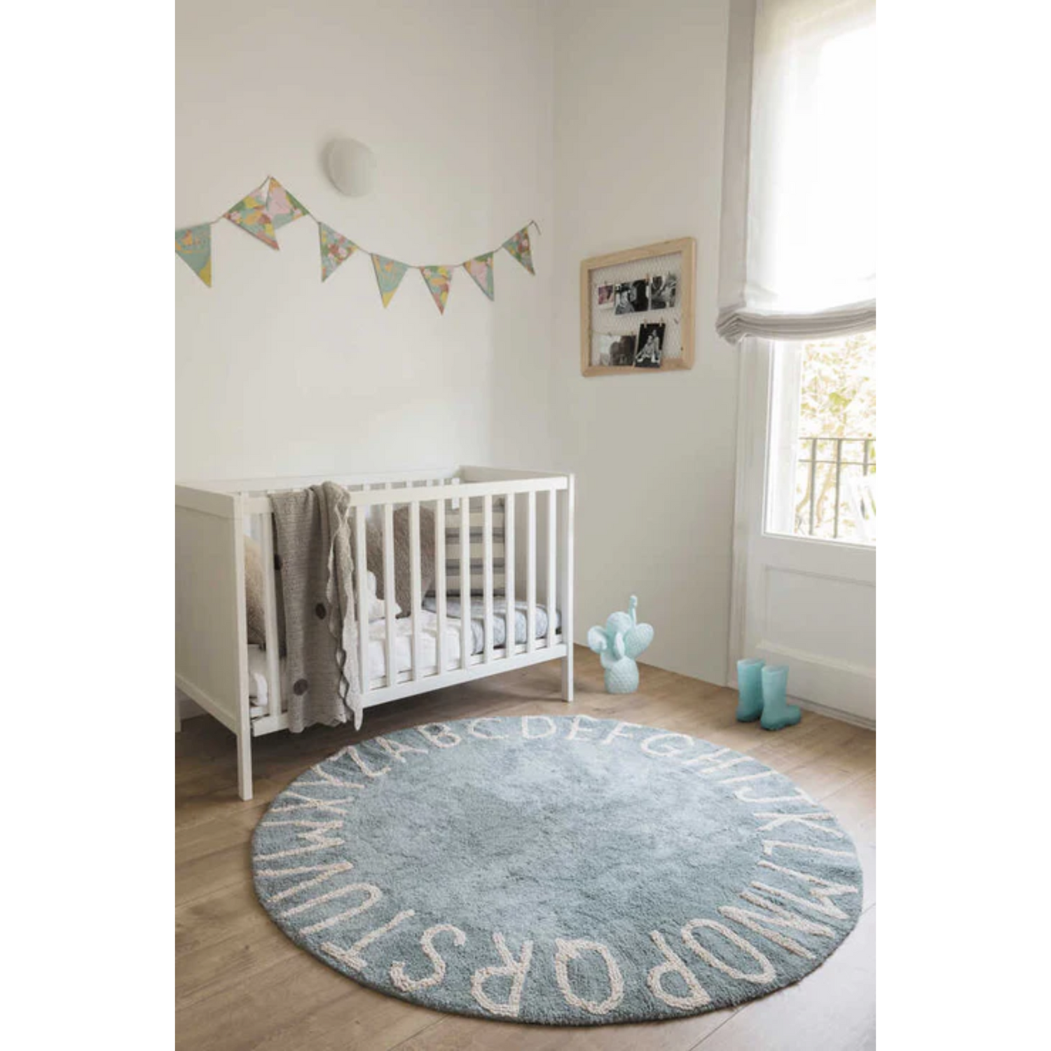 Carpet ABC blue