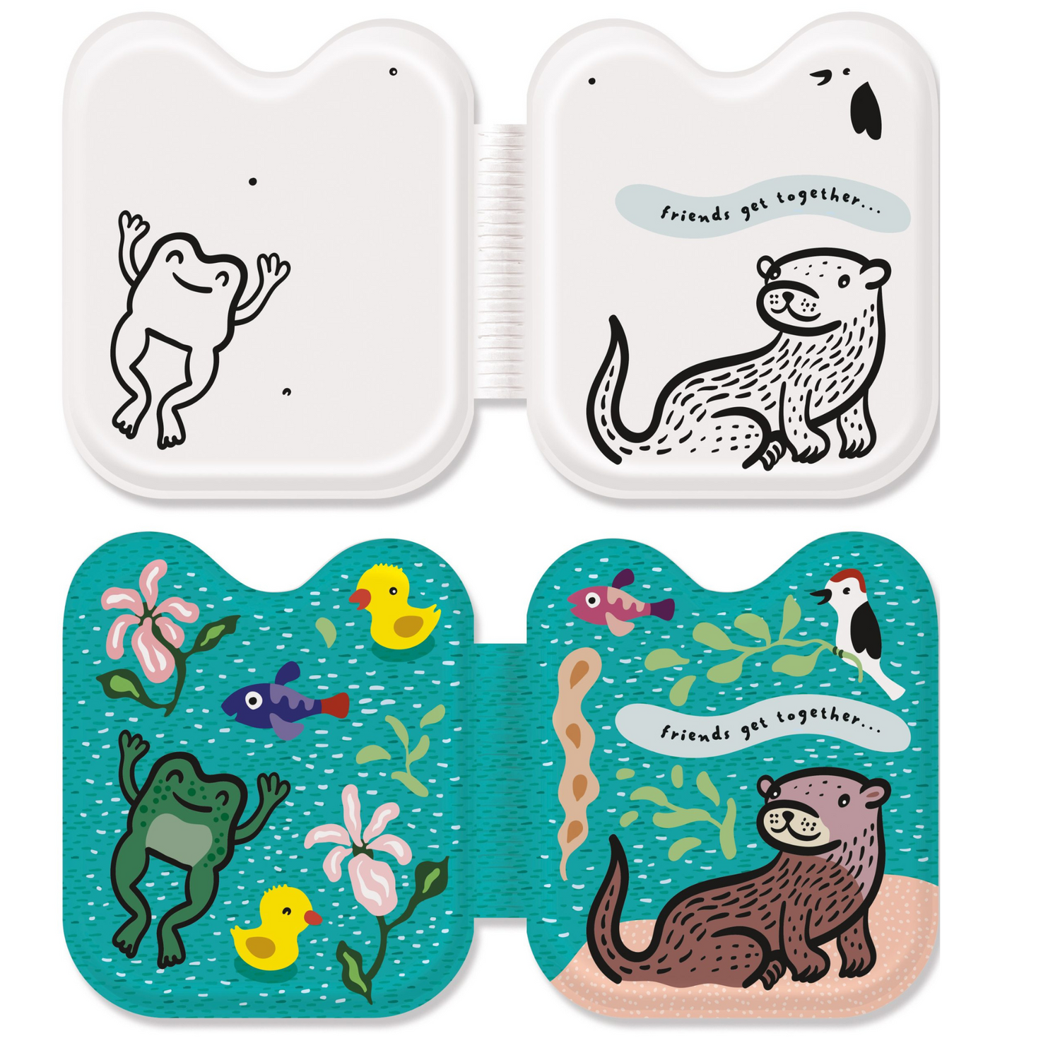 Wee Gallery Bath Book Color Me:Who&
